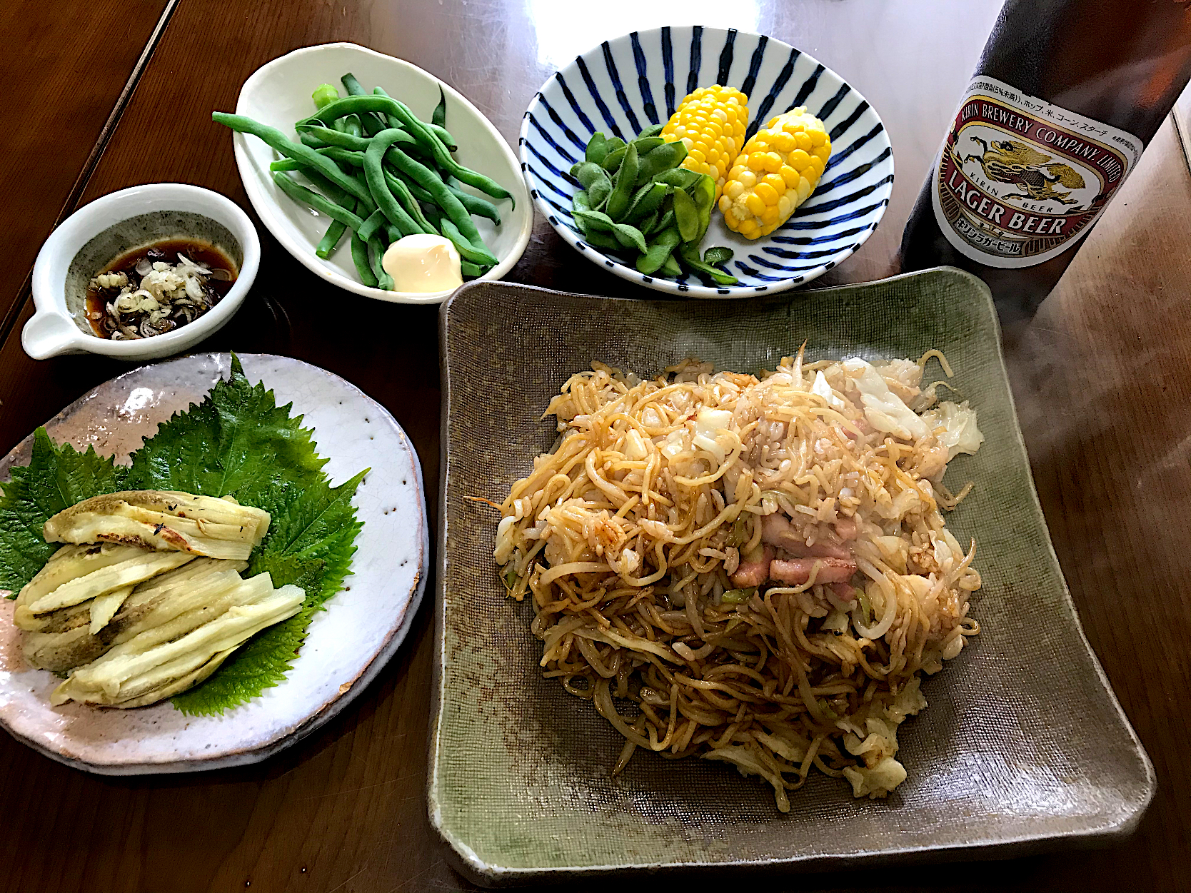 2020.7.26 焼きそば飯🍻🍻🍻