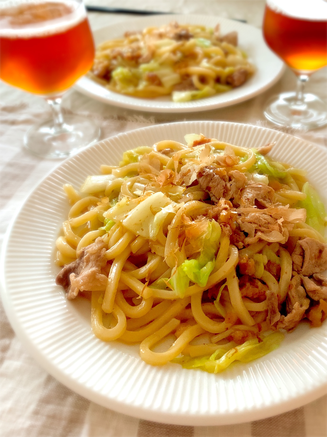 イカ天でコク旨！簡単焼うどん