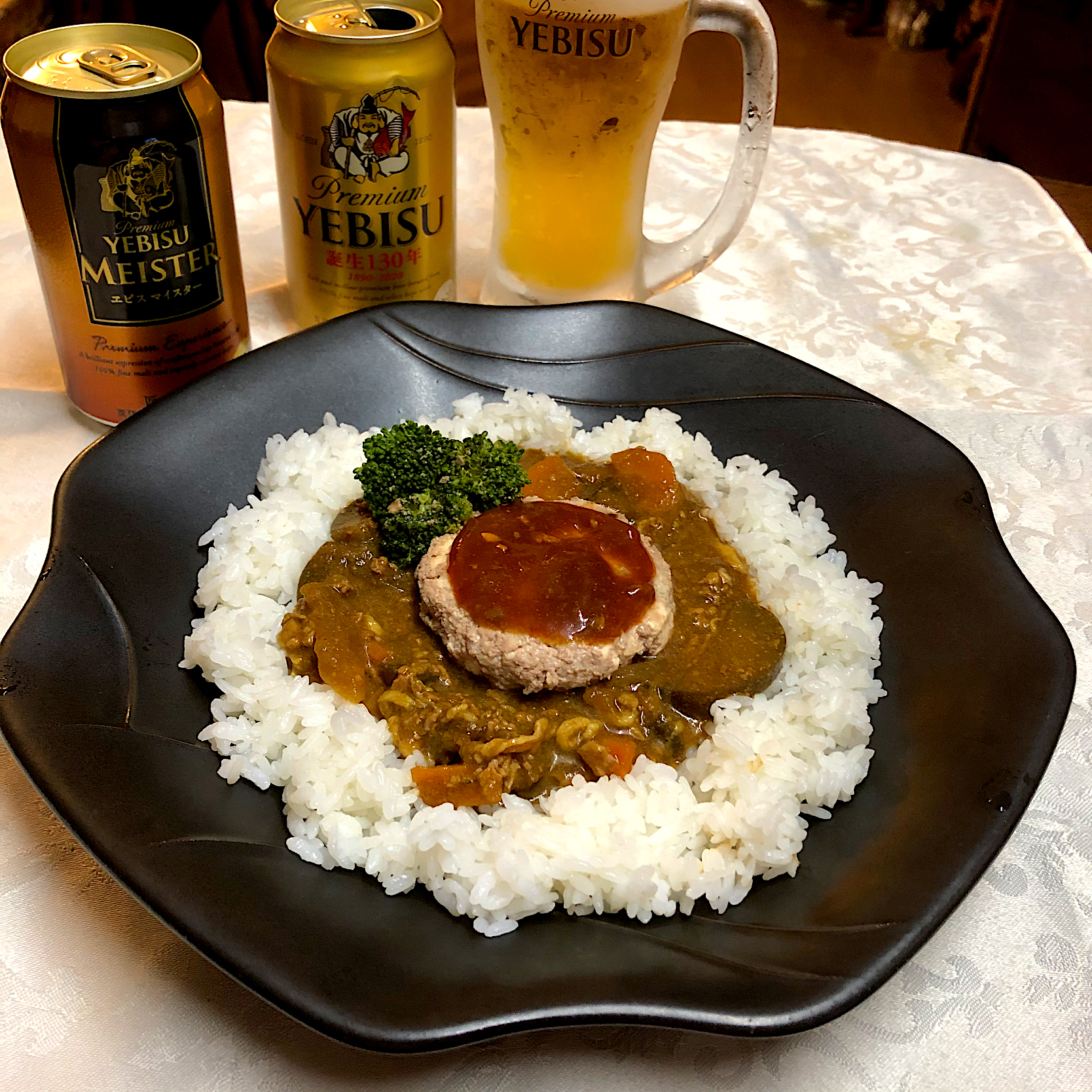 ハンバーグカレー🍛