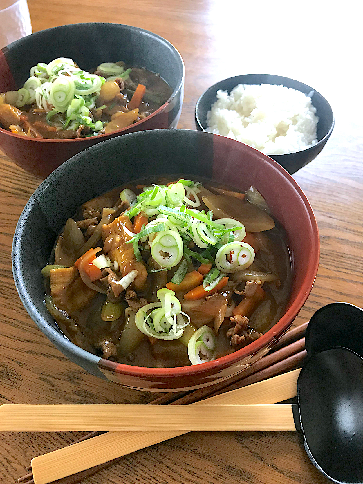 スパイシーカレーうどん 💕