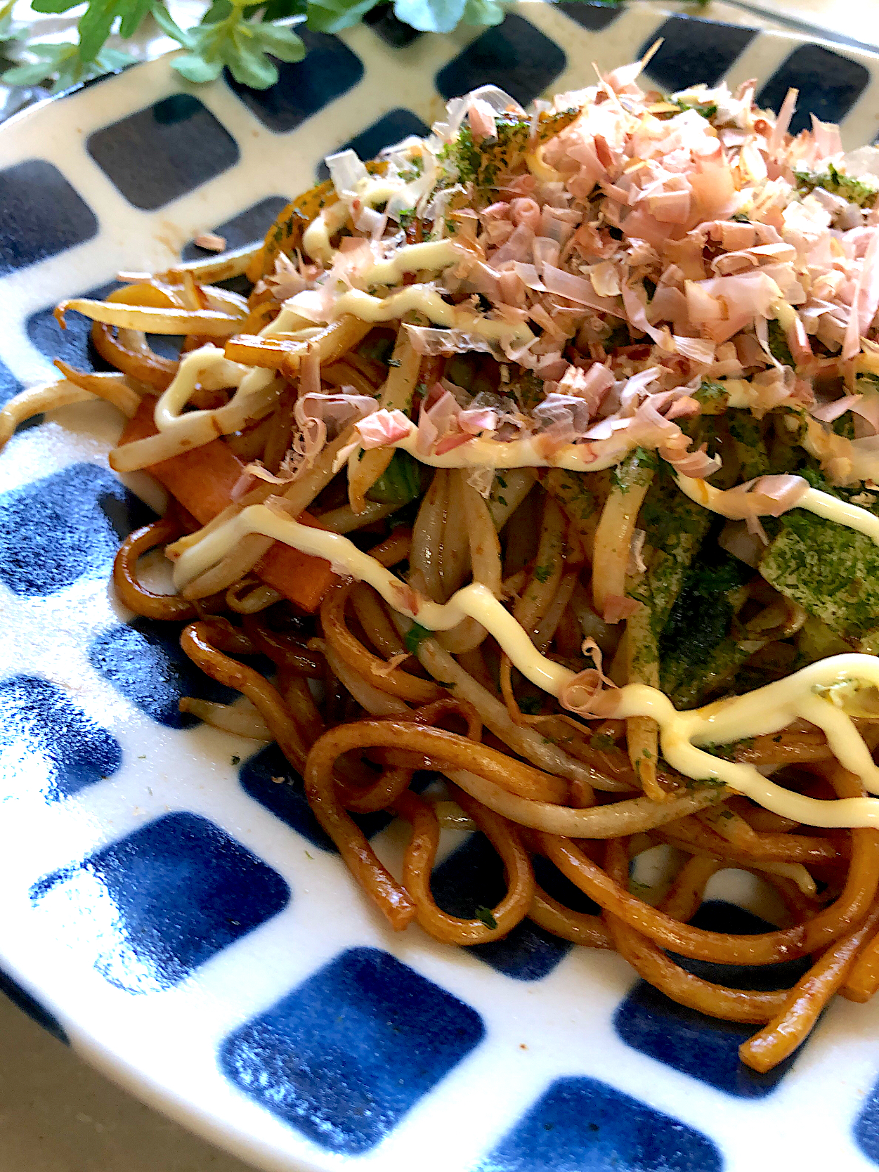 お好み風焼きそばランチ😗