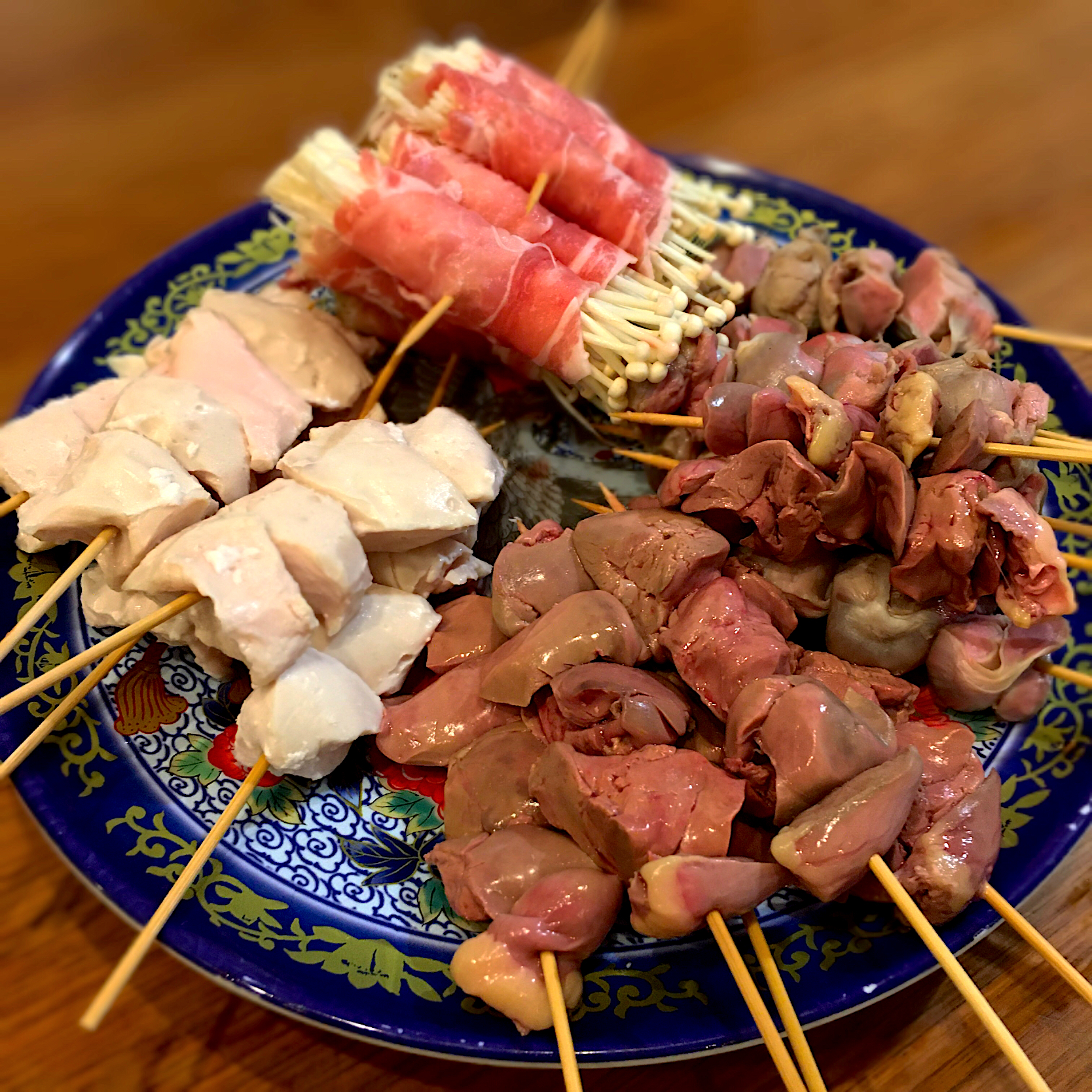 仕込中。低温調理仕込焼き鳥🏮