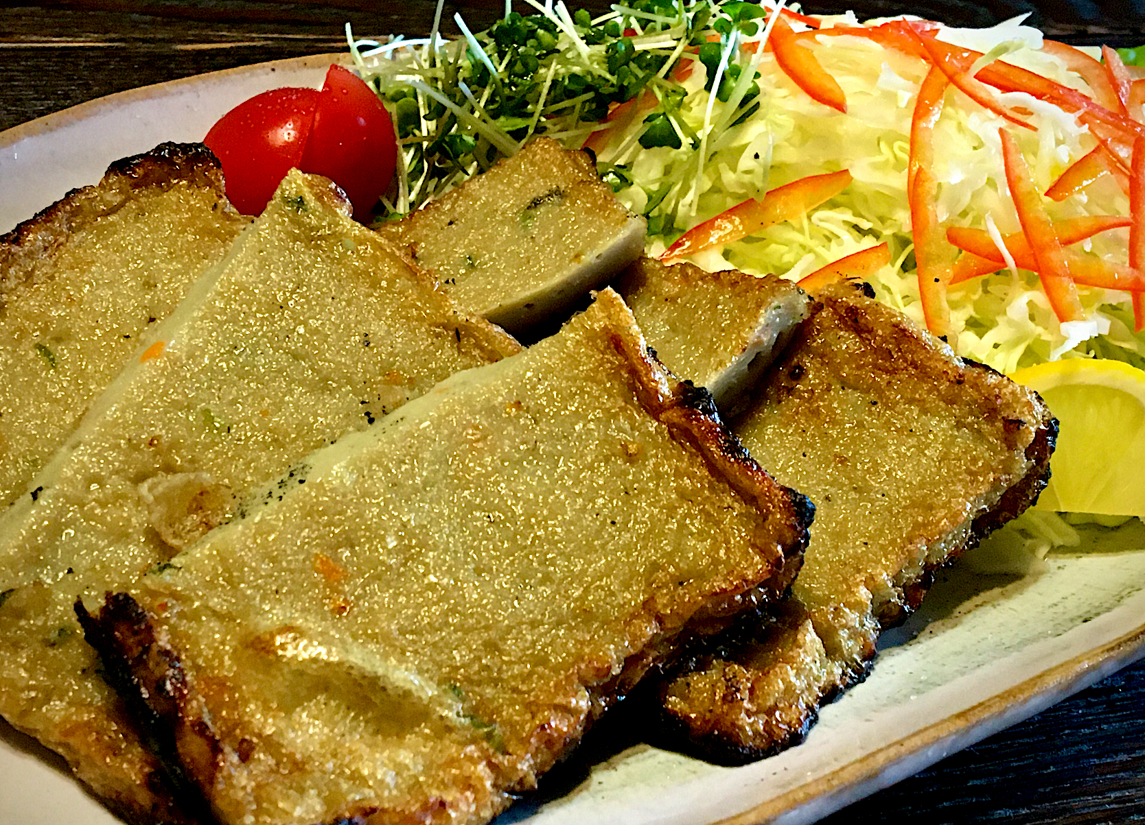 静岡の＂四角い黒はんぺん＂焼きました