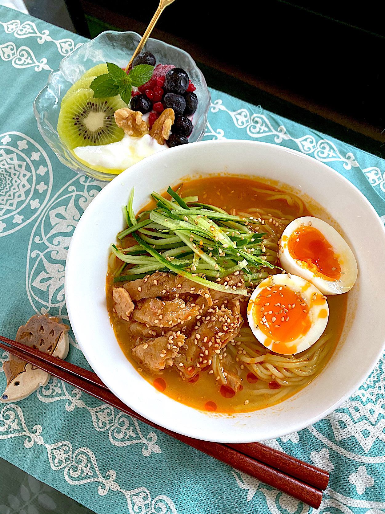 坦々風ラーメン😋　