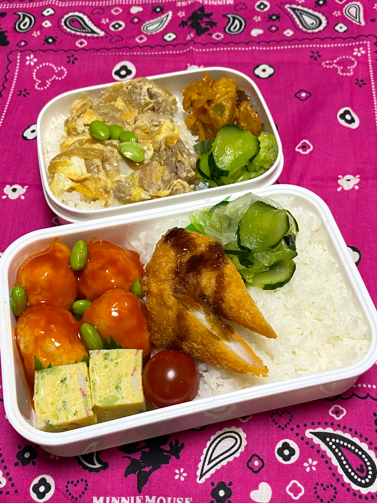 息子のお弁当&ままちゃんのお弁当