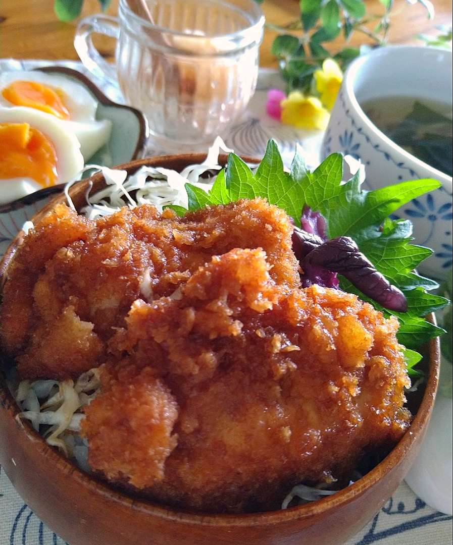 TOMOさんの料理 かおちゃんさんの料理 オススメ♡めちゃ旨〜和風チキンカツ♪のカツ丼