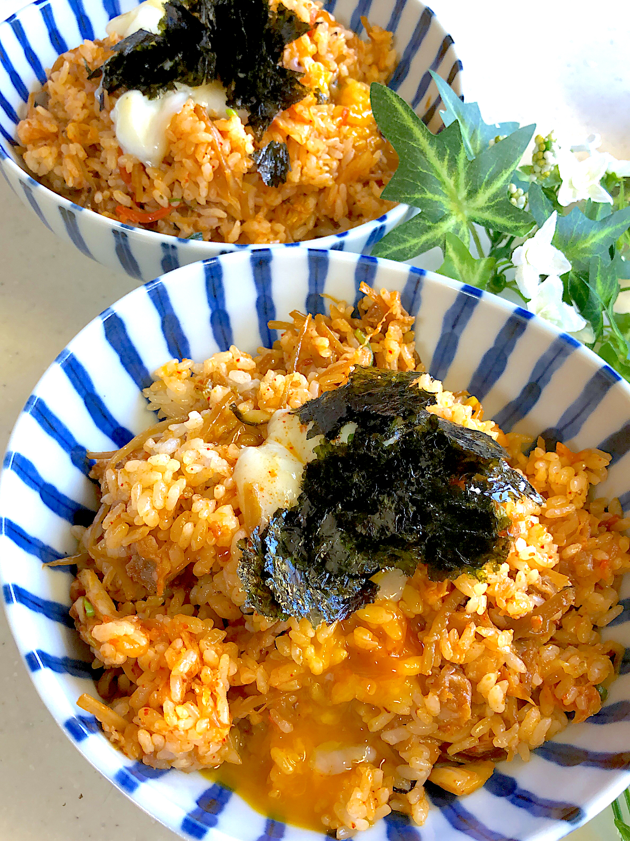 混ぜ混ぜビビンパ風丼😋