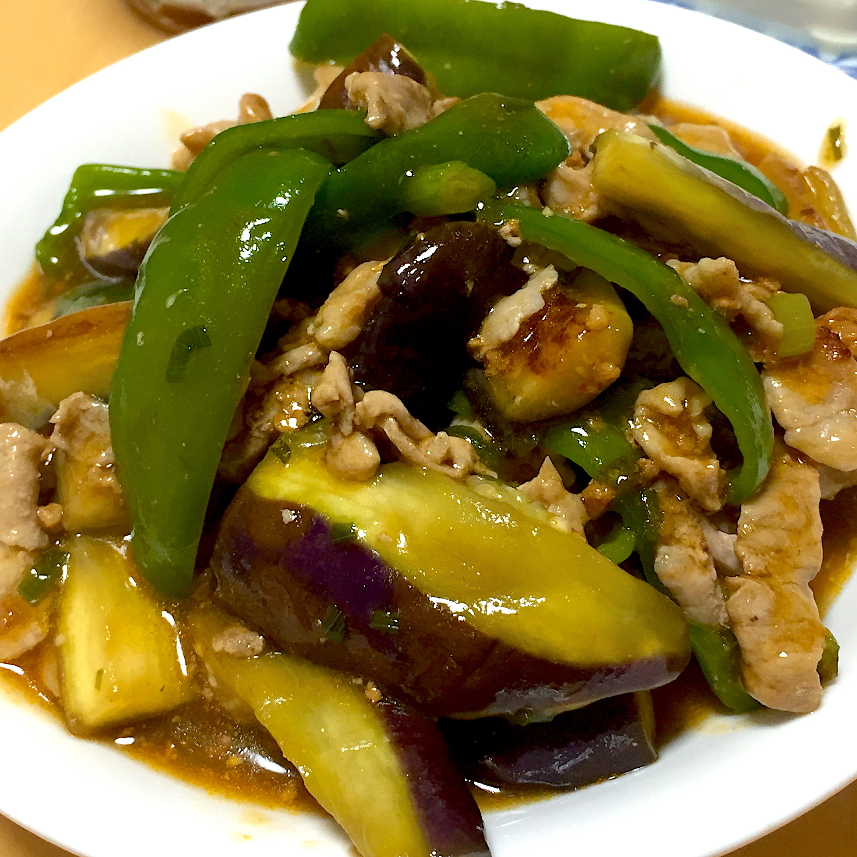 単身赴任中の男飯(麻婆ナス丼)