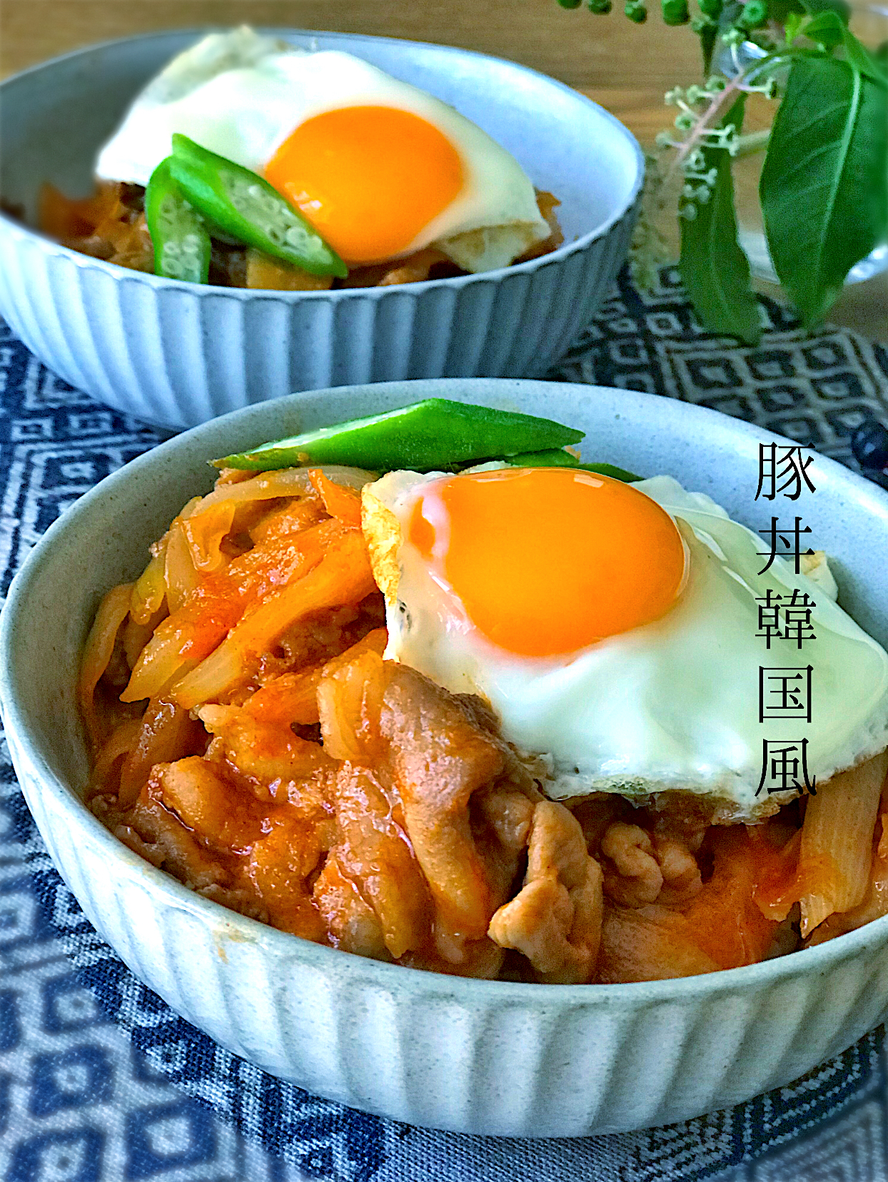 豚丼韓国風