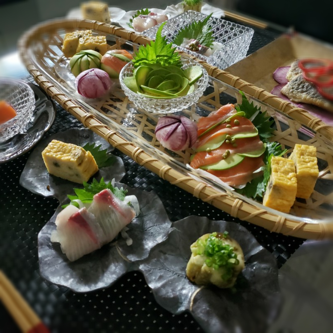 アボガドン🥑丼野菜の手鞠寿司