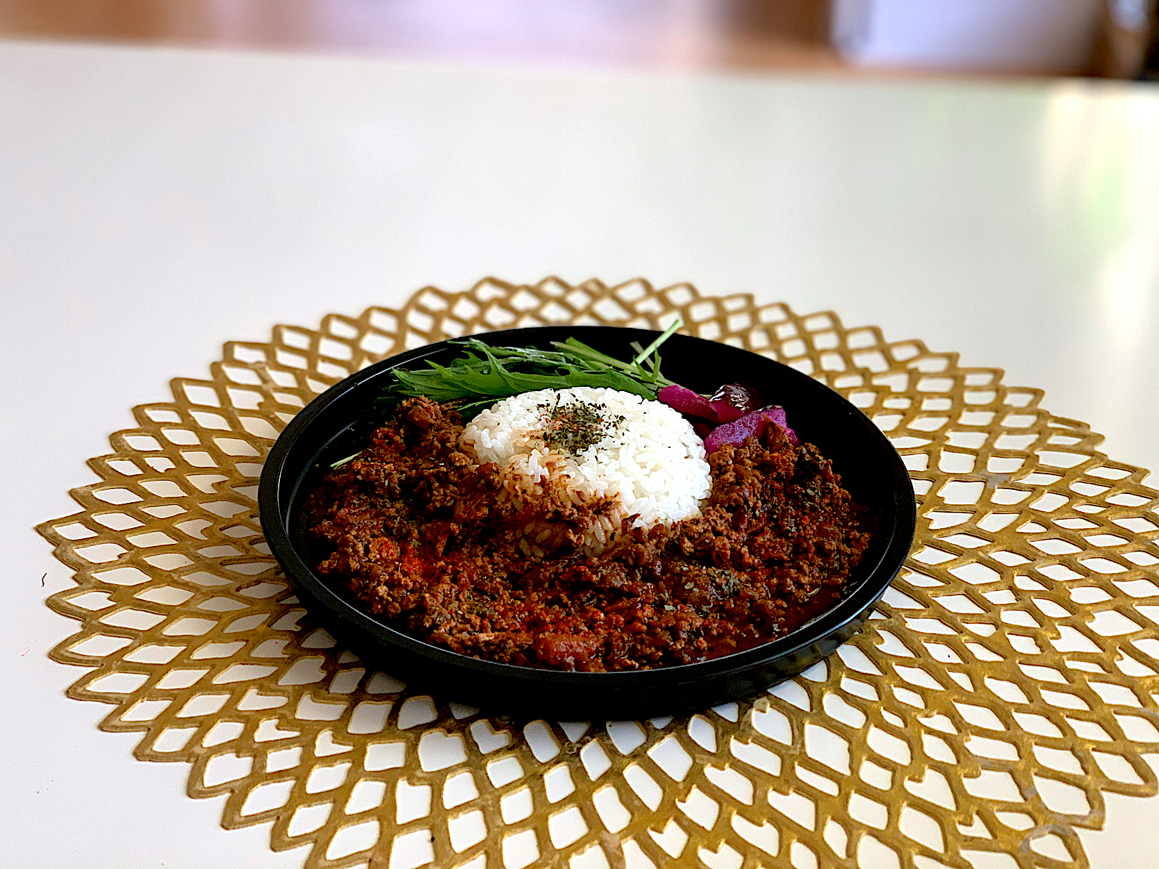 和風出汁キーマカレー