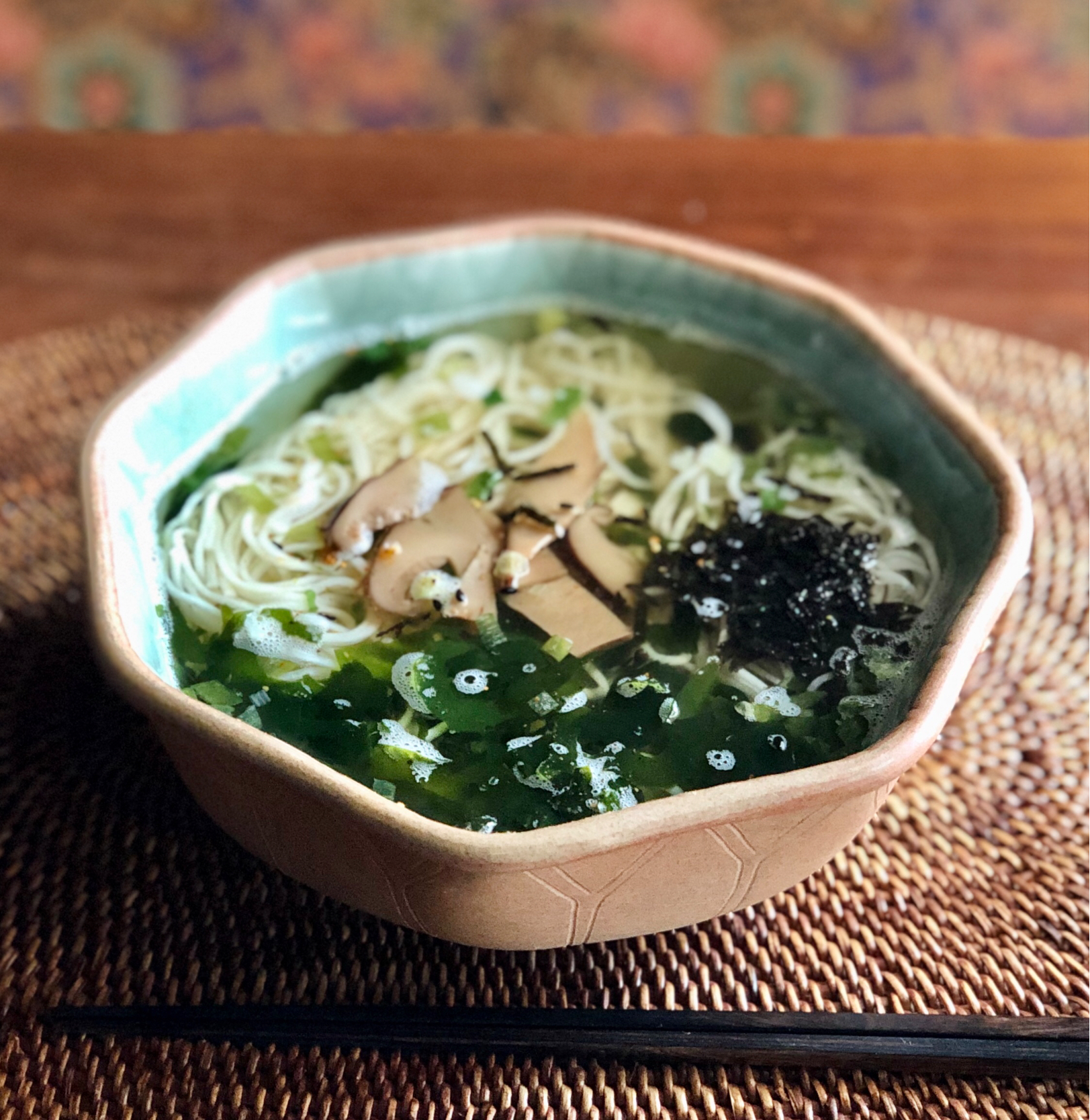 松茸にゅうめん　　　　　　　　　　Matsutake mushroom noodles