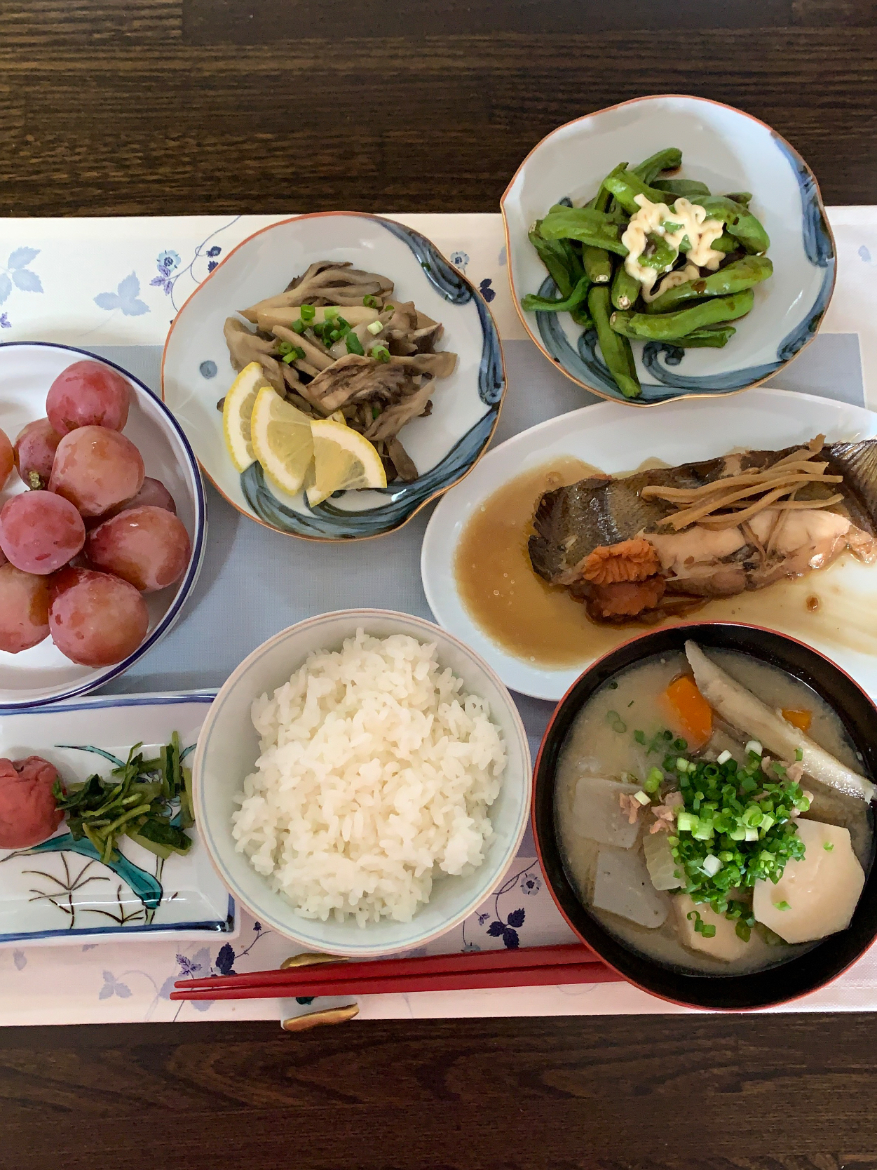地味だけど、シミジミ美味しい日本の秋のご飯です❣️