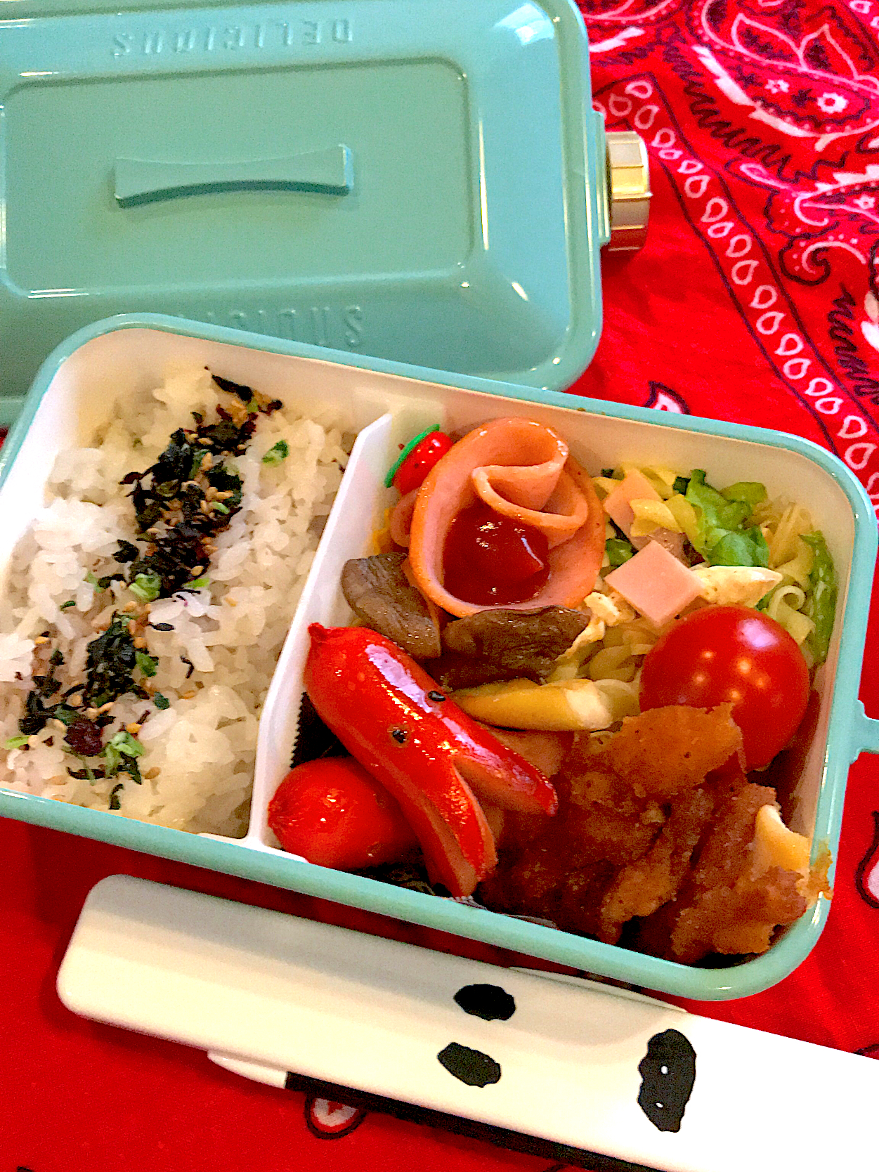 2020.9.19  JK弁当～エリンギのバター炒めとたこさんウィンナー🎶