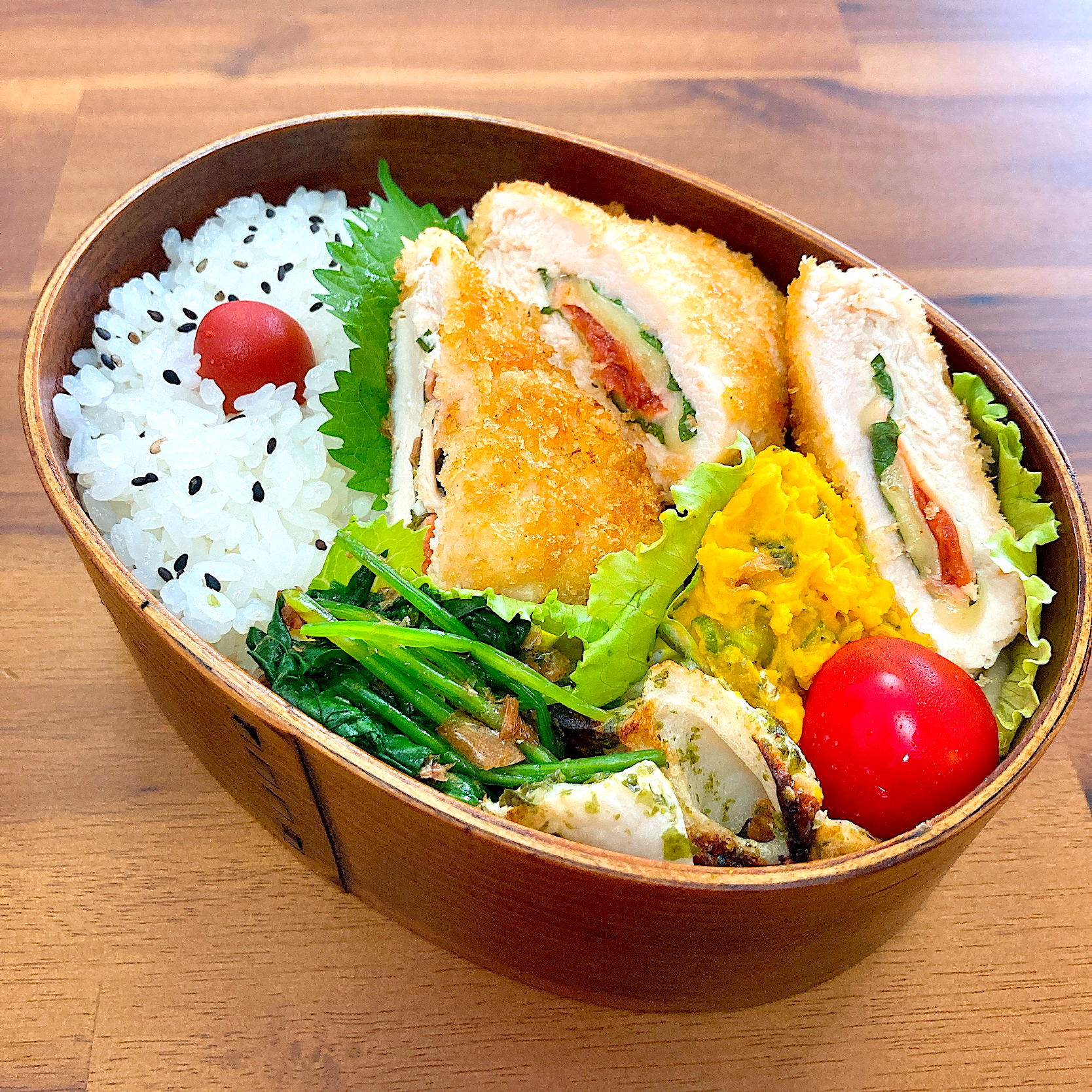 ささみ梅しそチーズカツ弁当