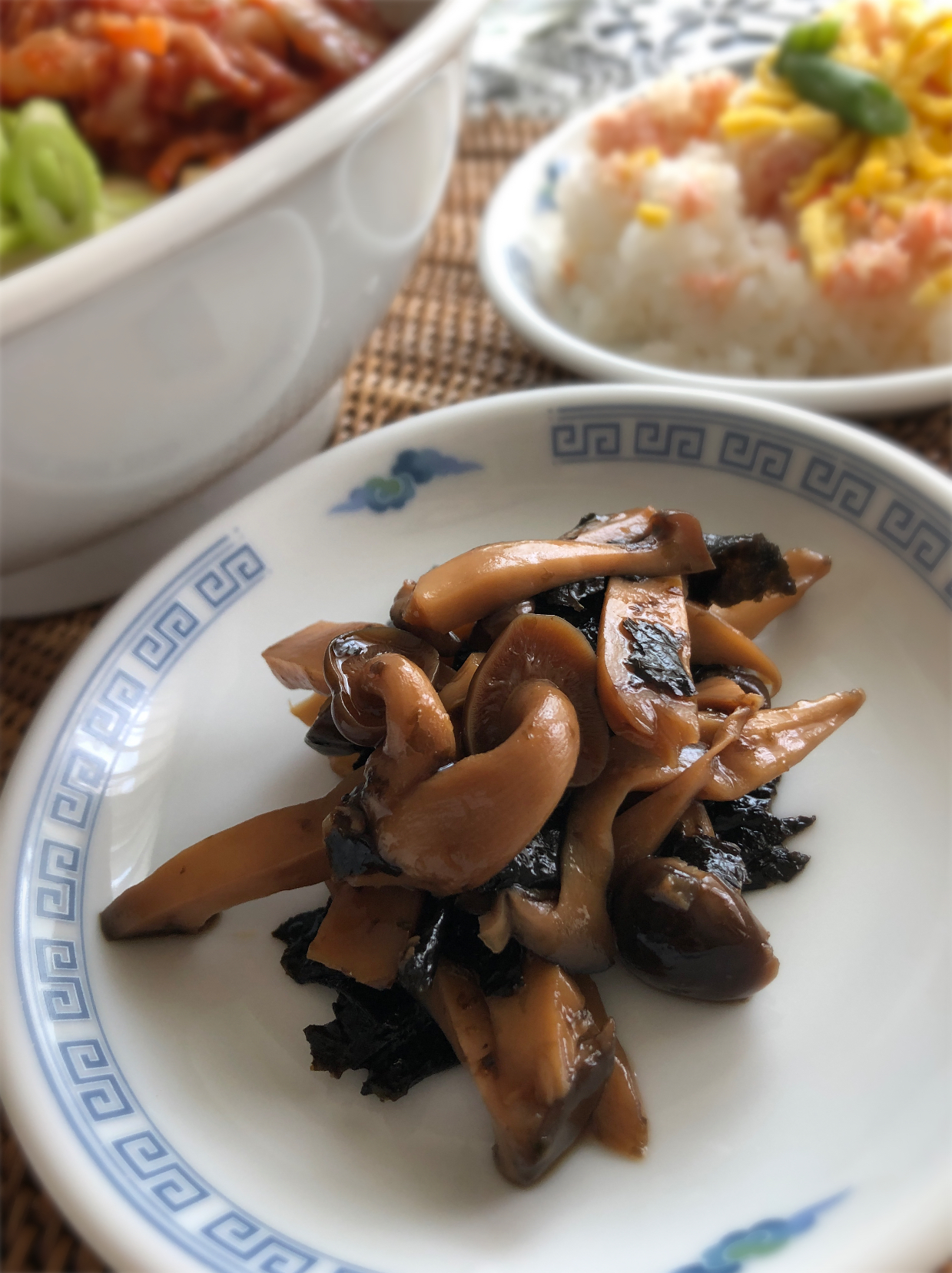 きのこと海苔のつくだ煮☺️