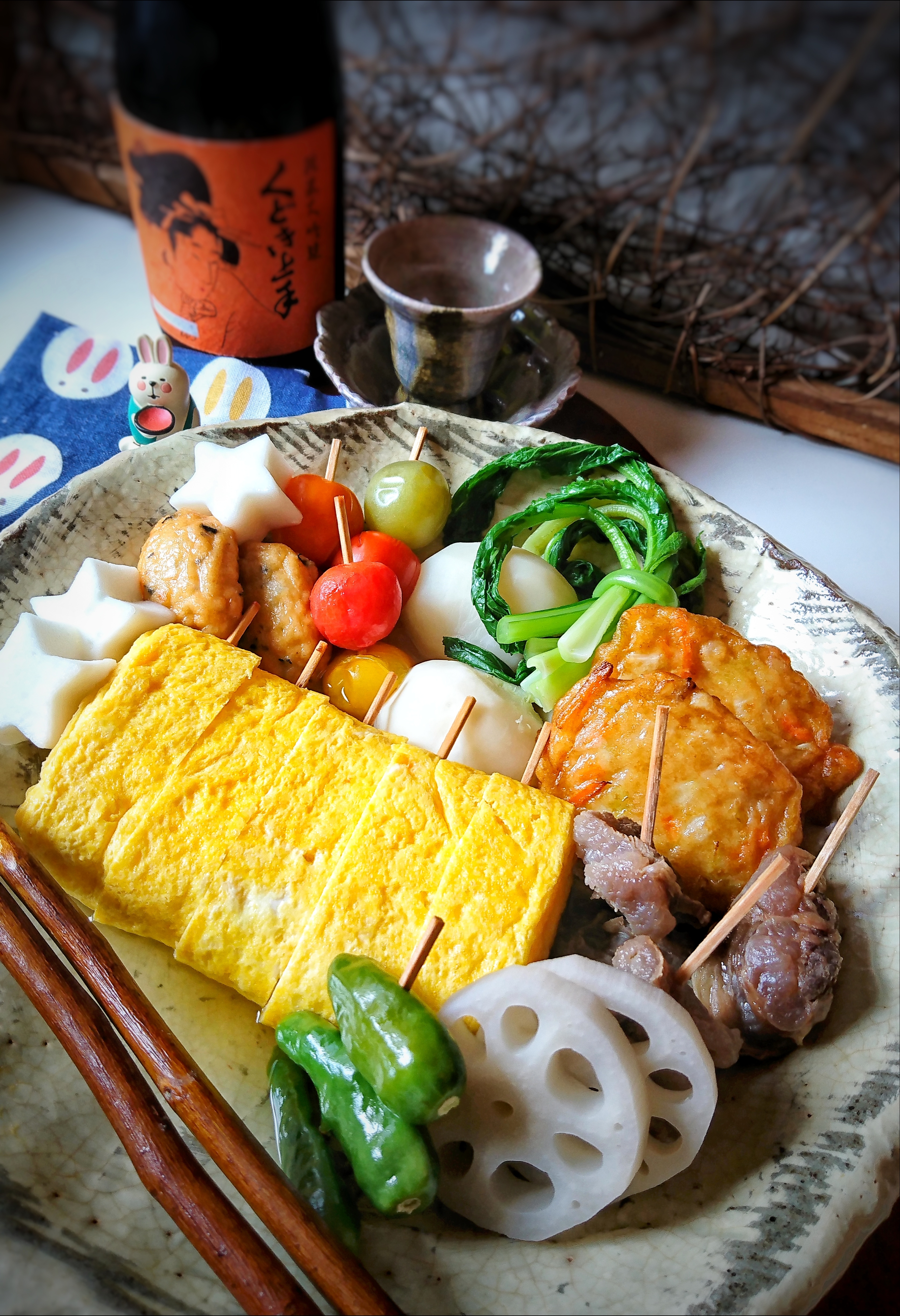 だし巻き玉子のささっとおでん🍢