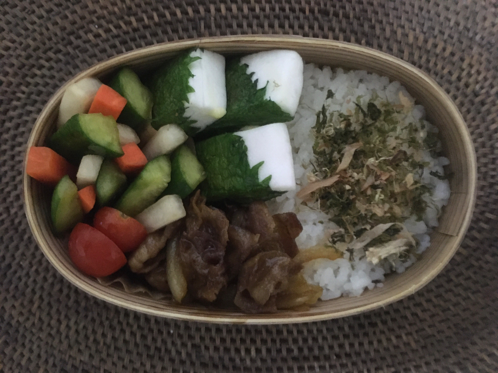 はんぺんしそチーズ焼き弁当