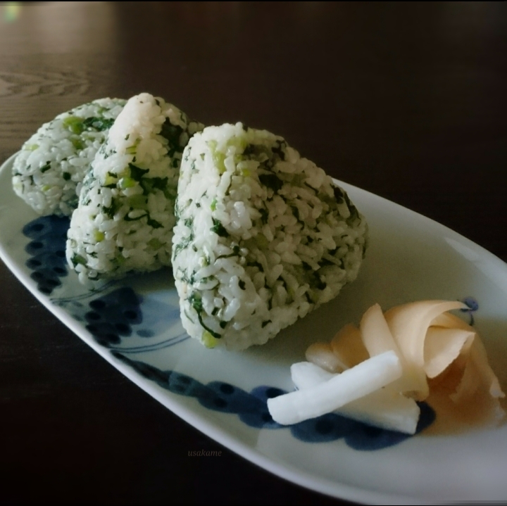 菜飯おにぎり