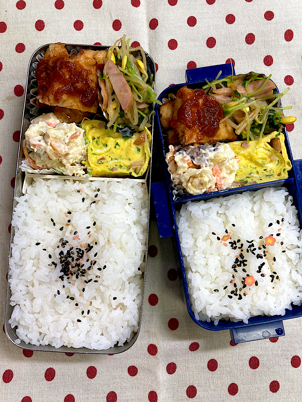 10月13日　今日も秋晴れ弁当🍱