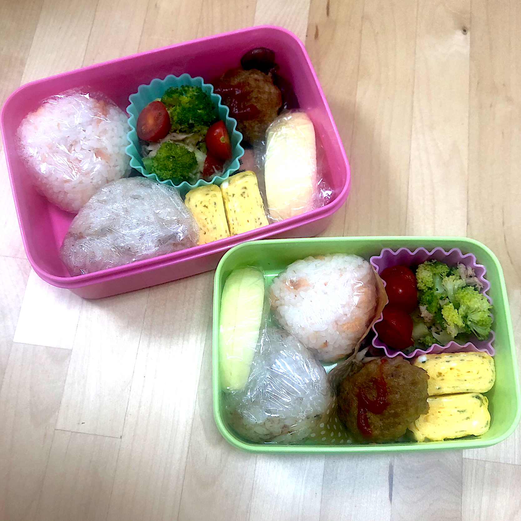 息子とピクニックお弁当🍙