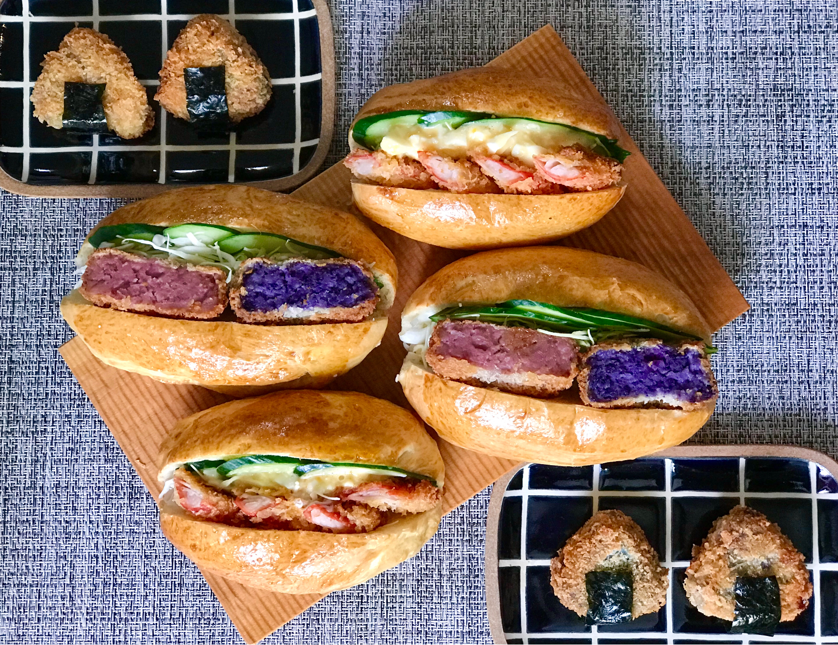 カラフルコロッケサンドでお弁当🥪🎶