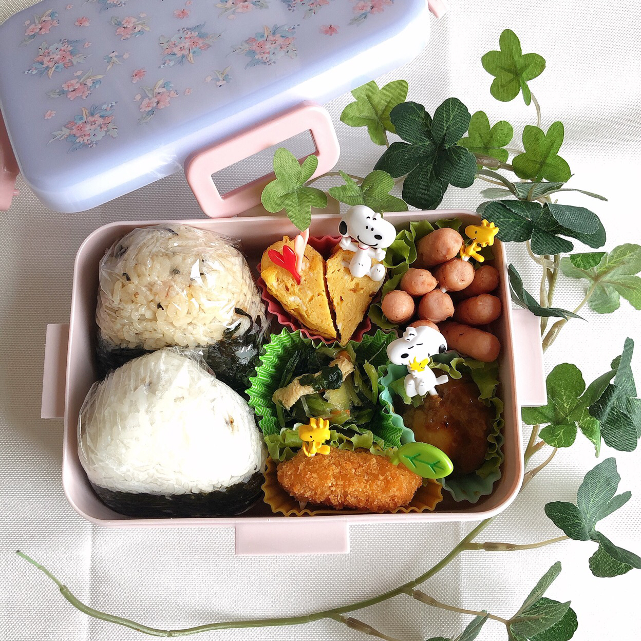 10/14❤︎娘のおにぎりお弁当❤︎