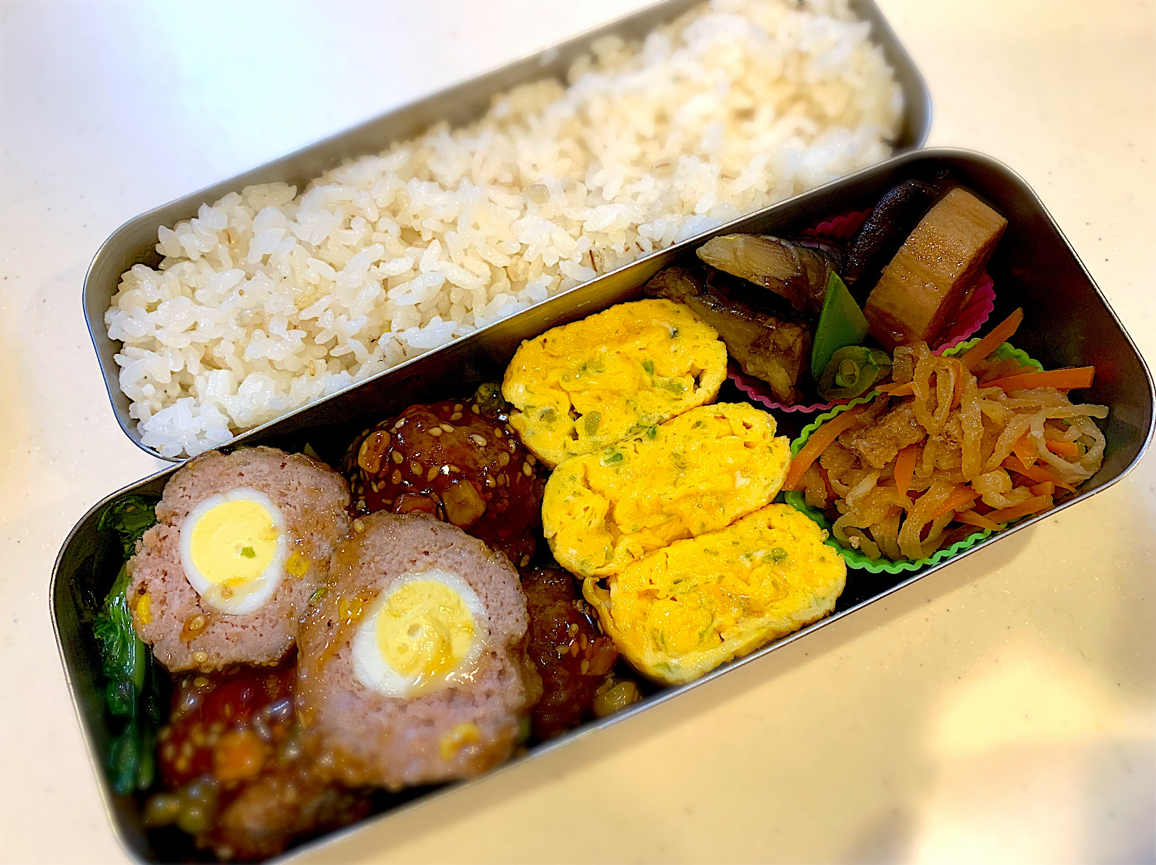 うずら入り肉団子弁当