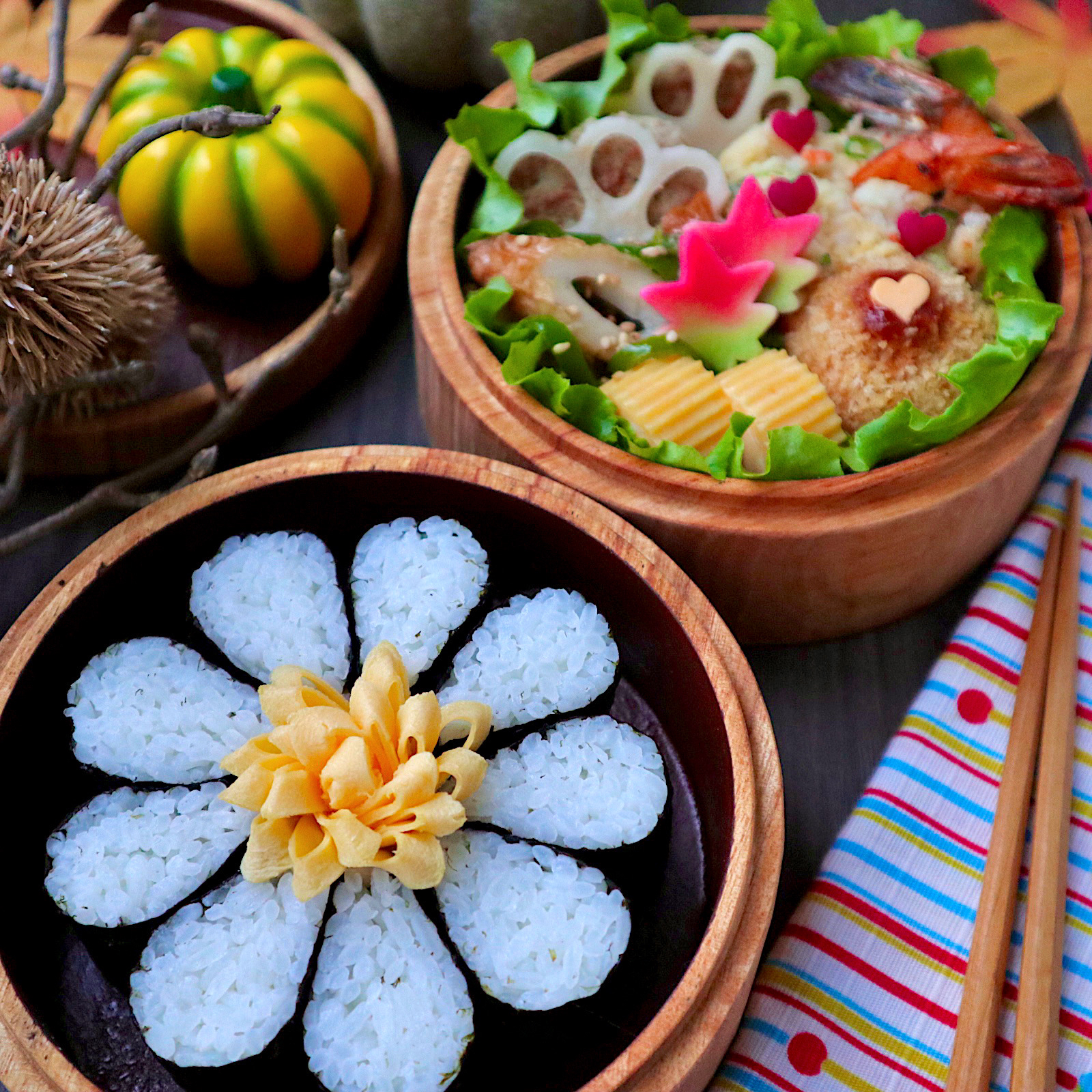 海苔巻かず弁当