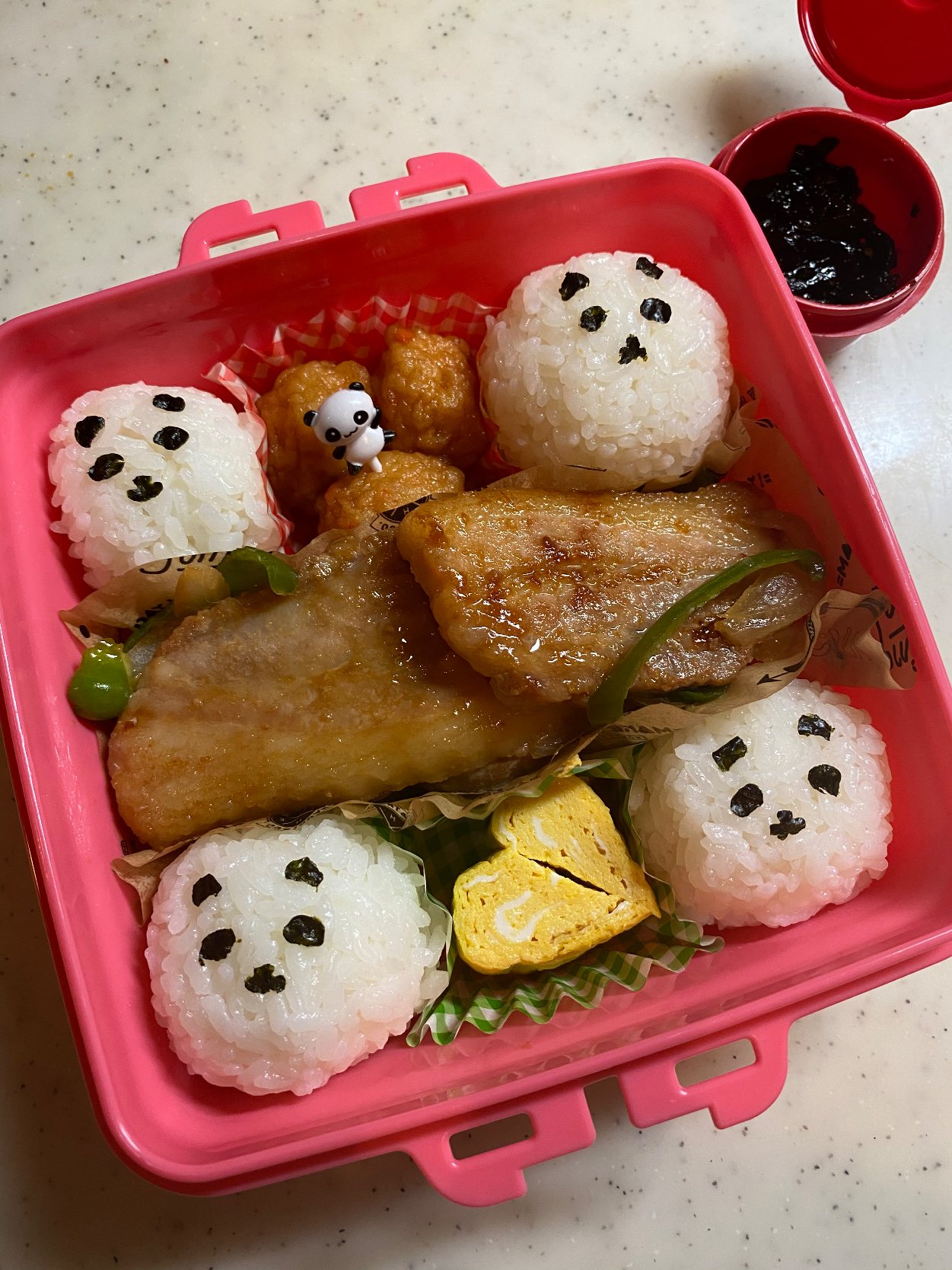 パンダわらわら弁当