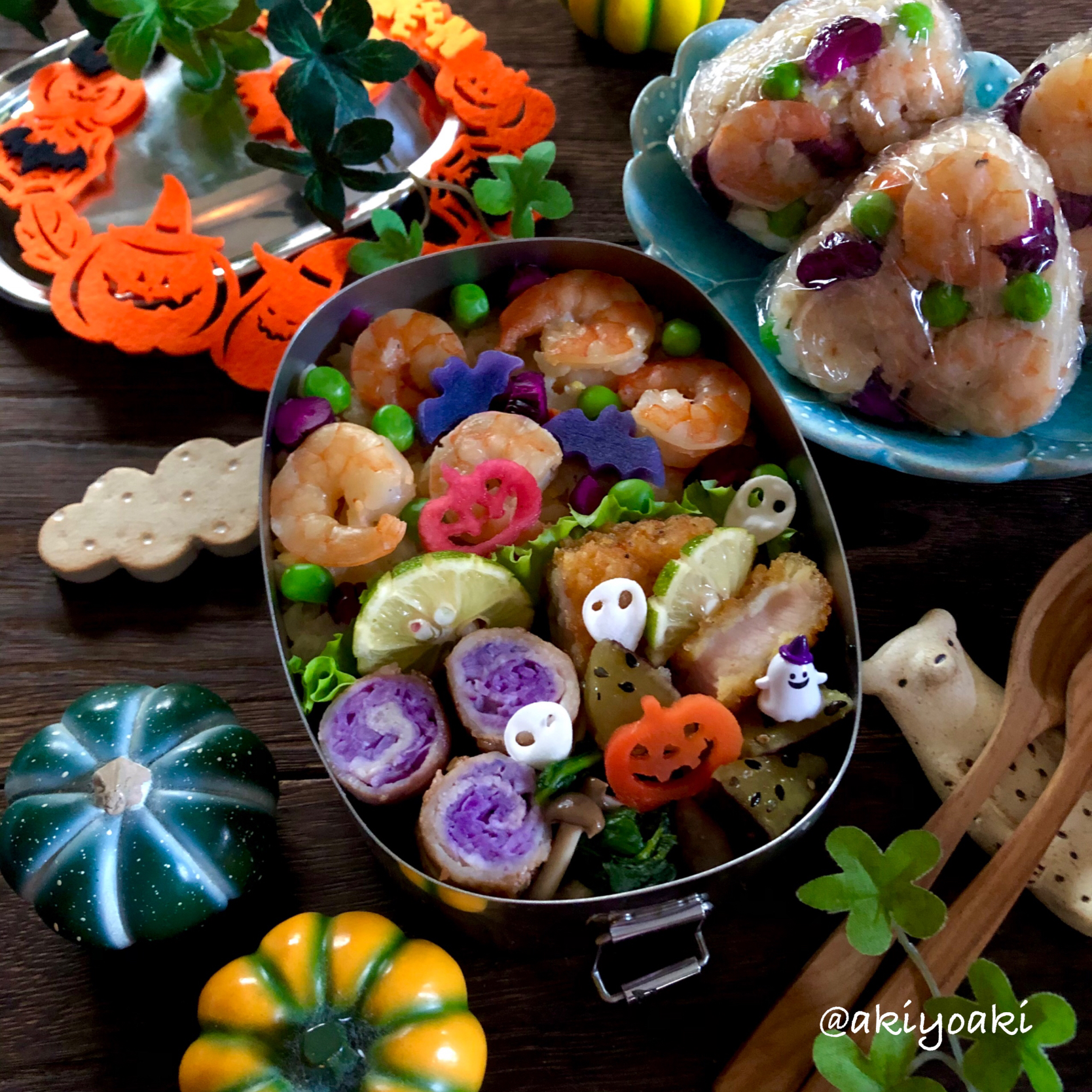 えび炒飯ハロウィン弁当