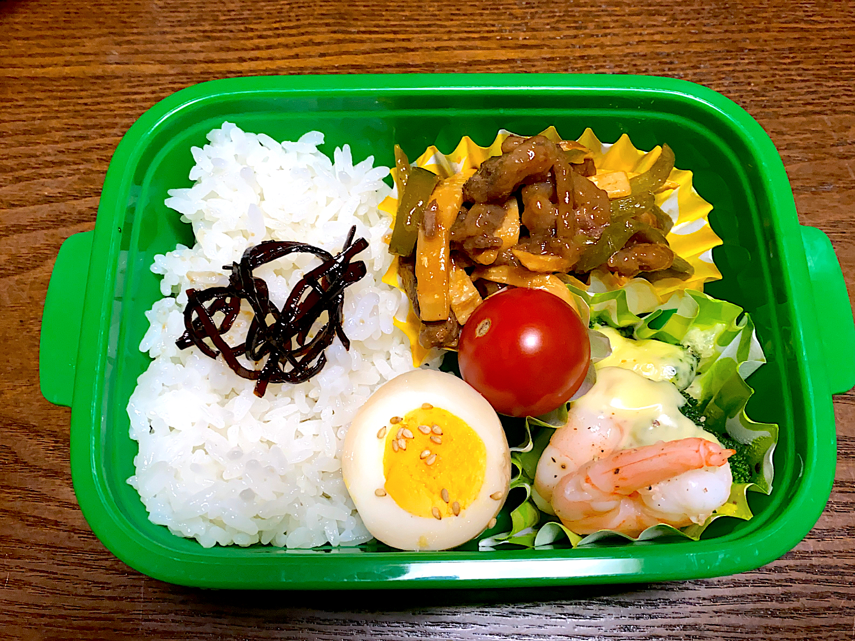 青椒肉絲弁当