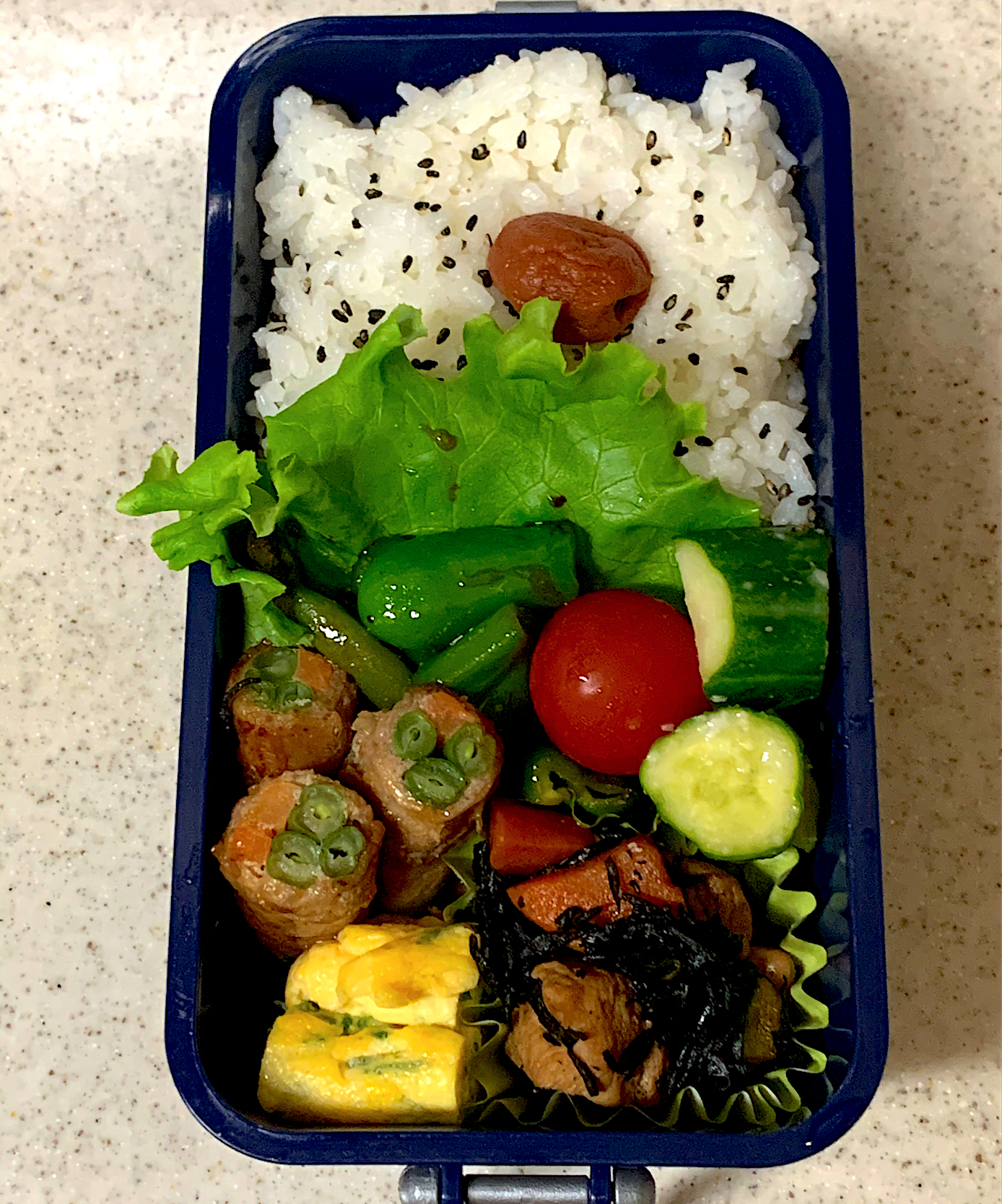 豚肉の野菜巻き弁当