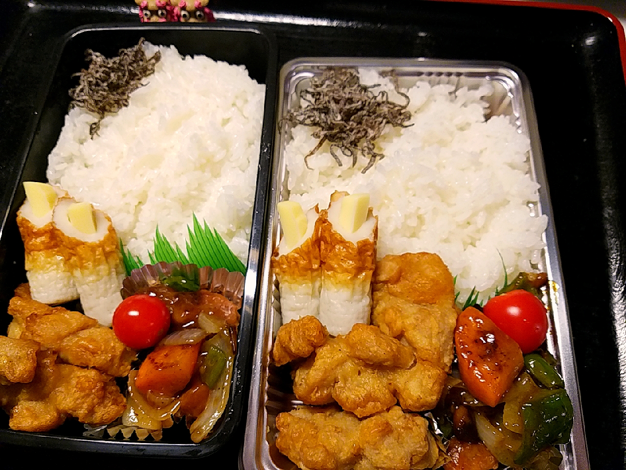 夫弁当、息子弁当