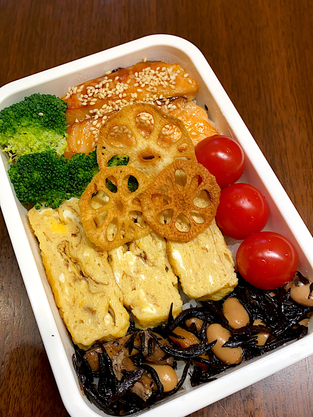 塩麹シャケ弁当