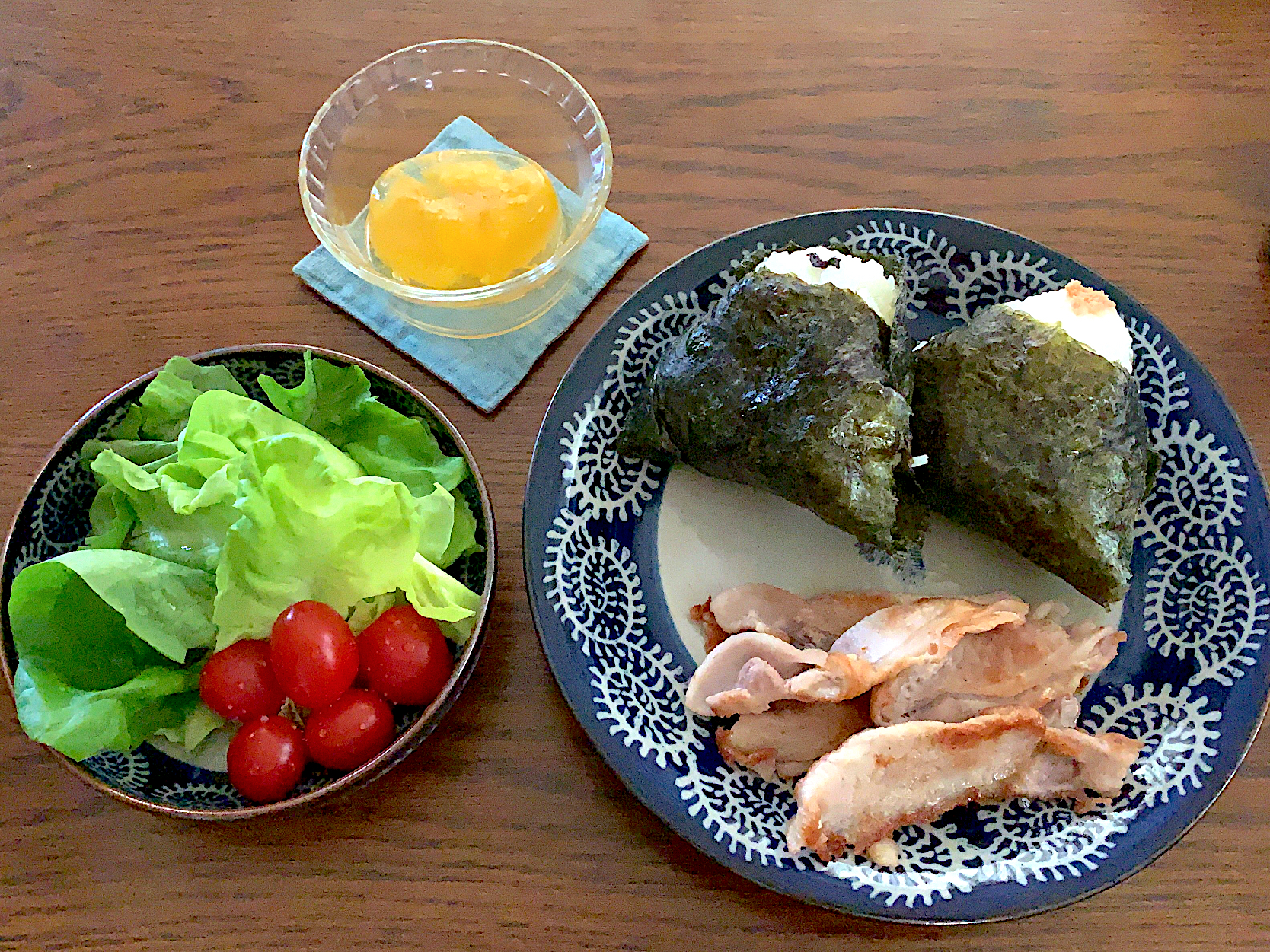 今日のお弁当🍅🍙🍊20201022