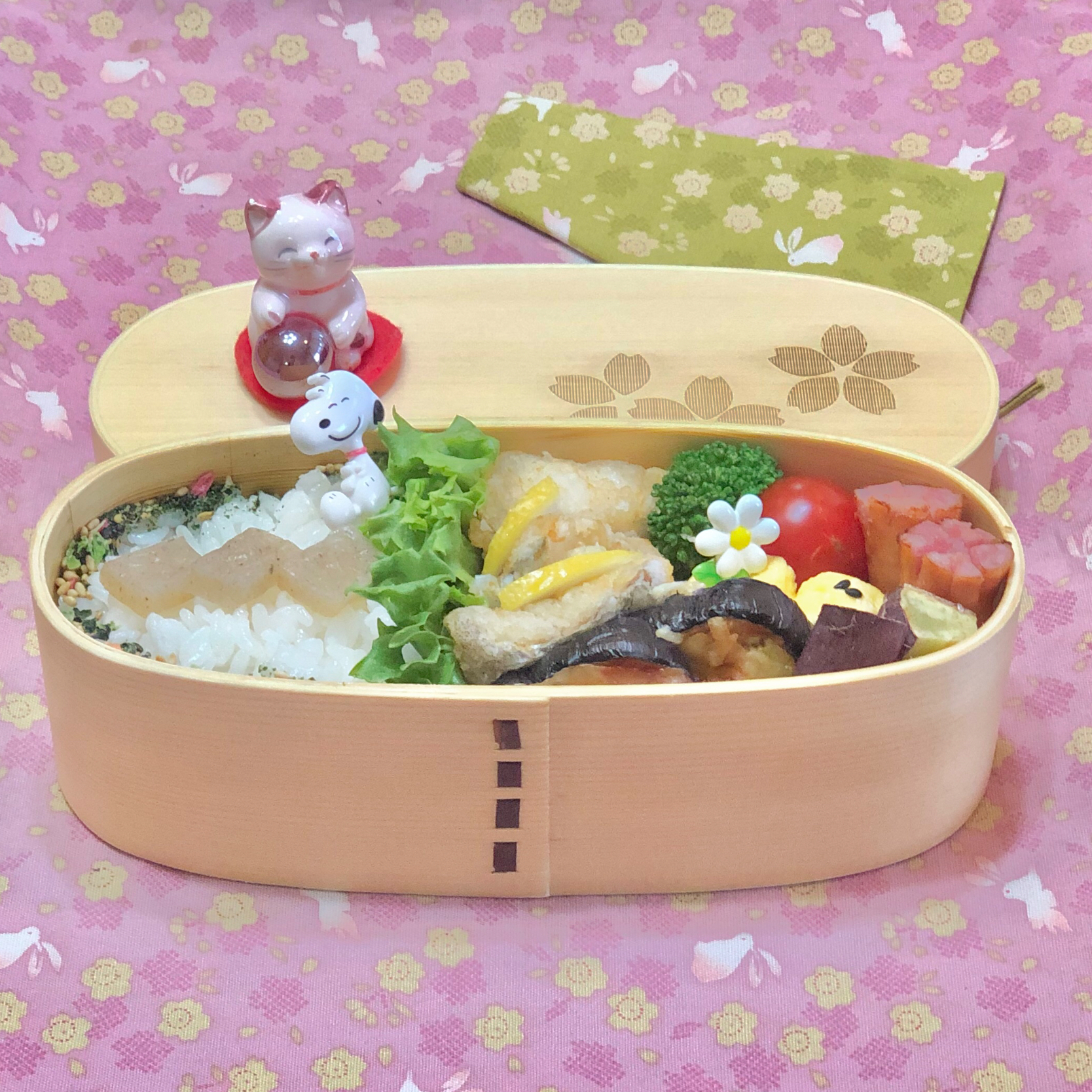 鱈の天ぷら☘の❤️ちゃんお弁当　10/6火