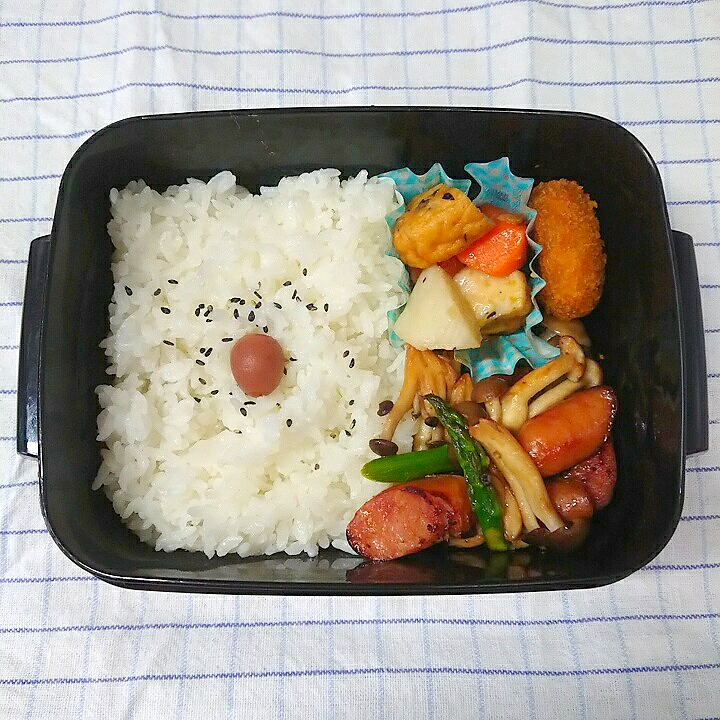 秋の日の丸弁当