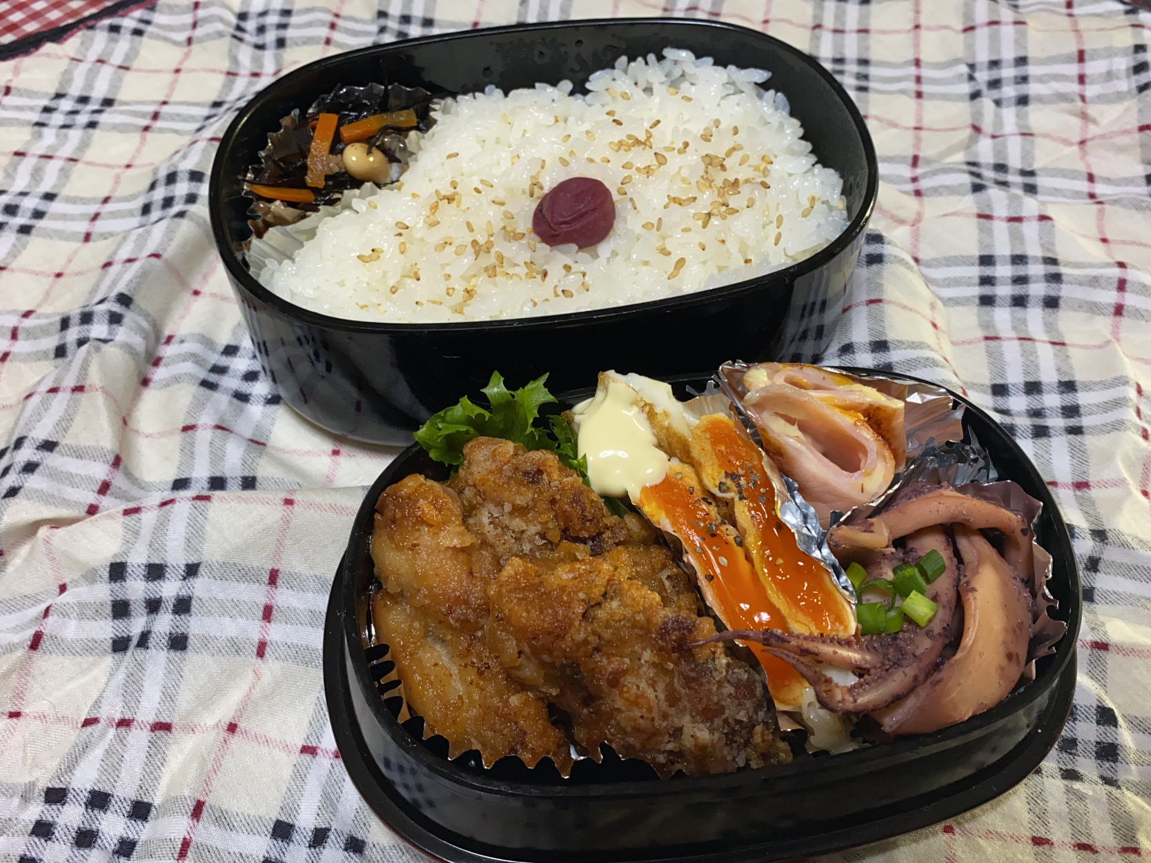 唐揚げ弁当・ダンナさん用