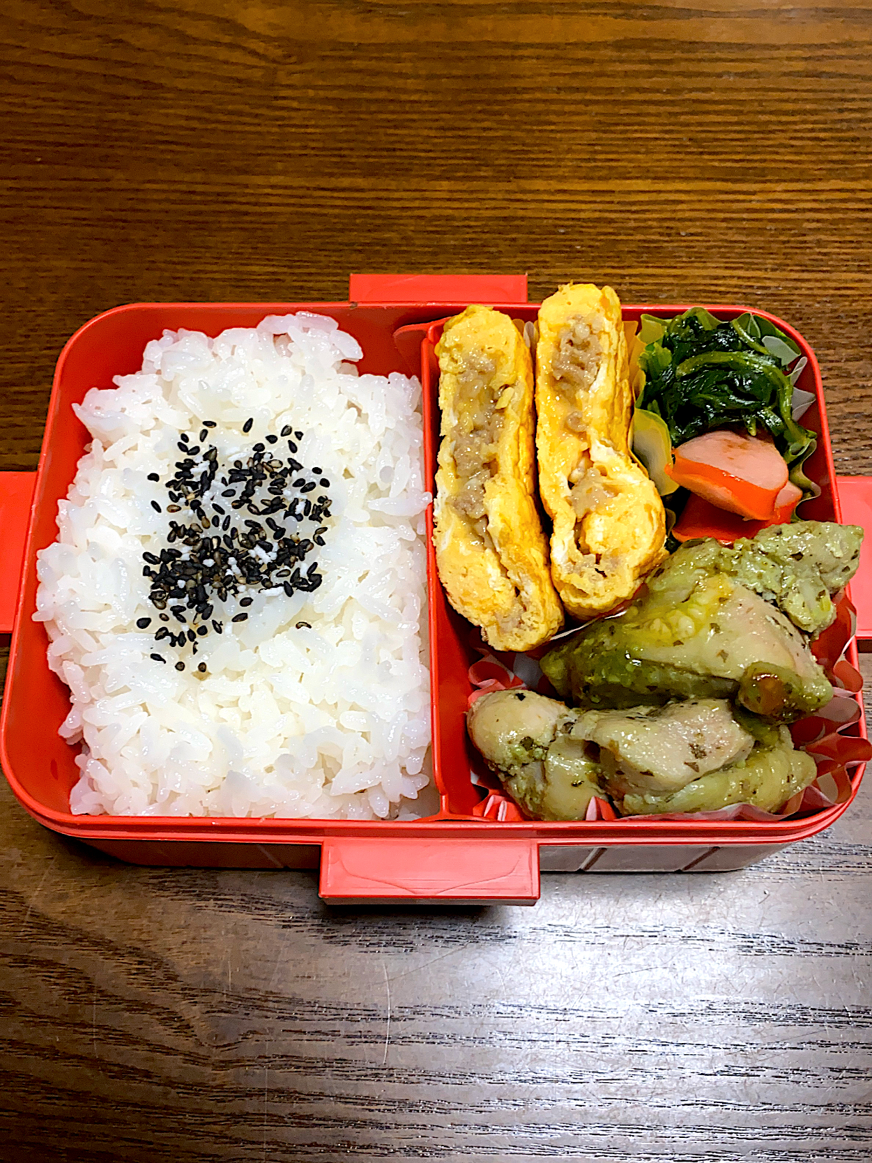 バジルチキン弁当