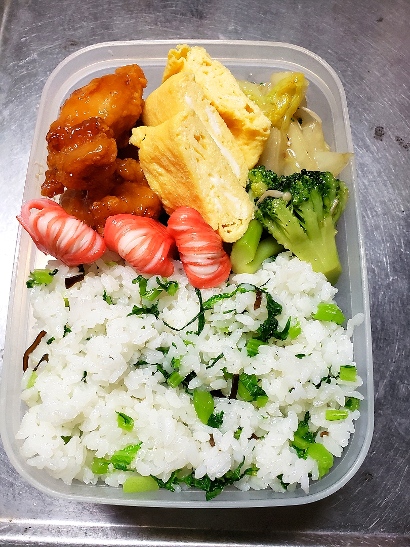 菜めし弁当