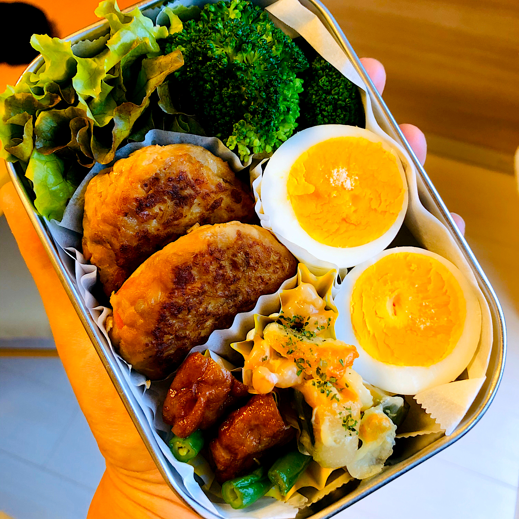 ＊根菜入り豆腐ハンバーグ弁当