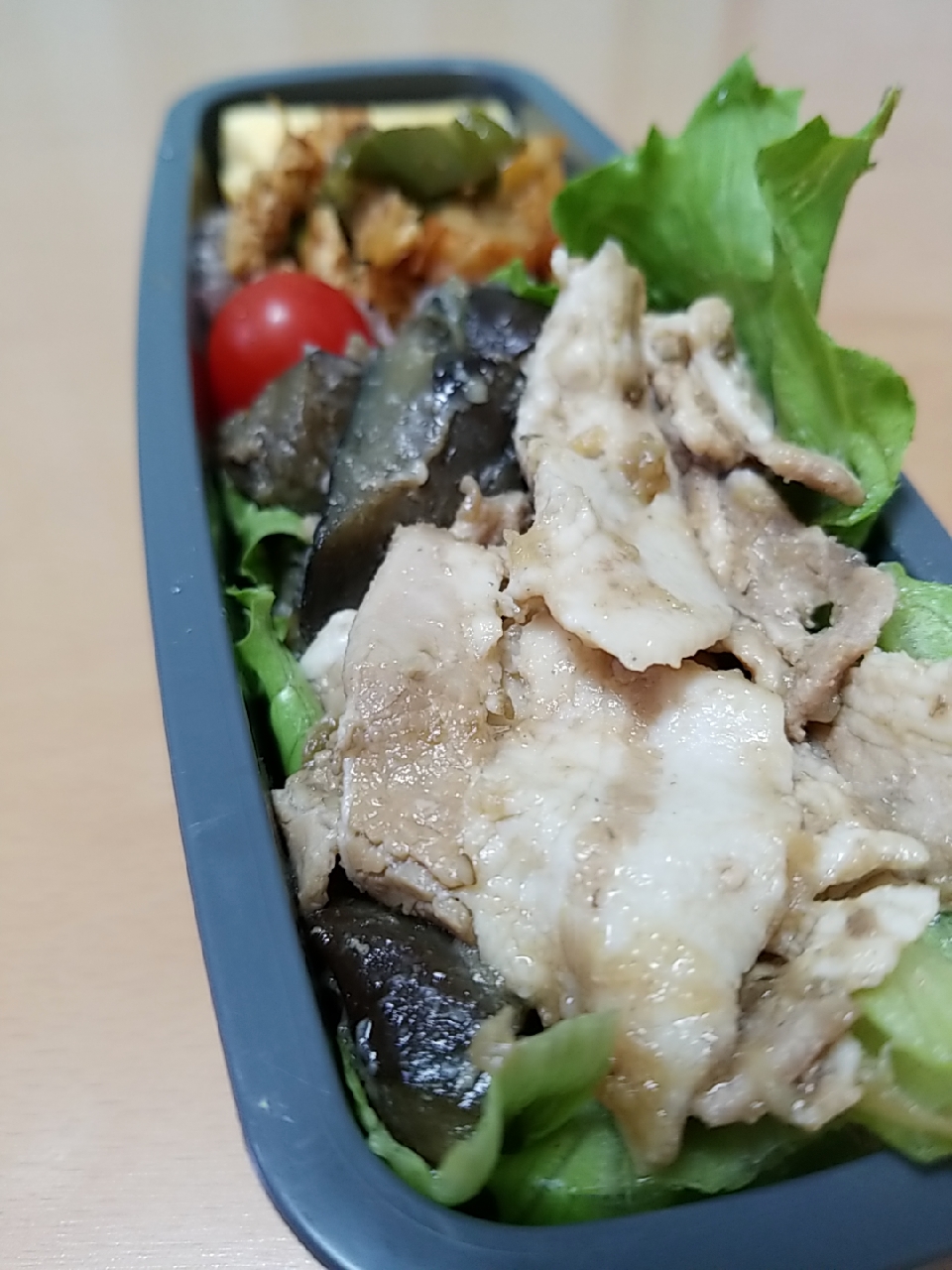 豚バラなす炒め弁当