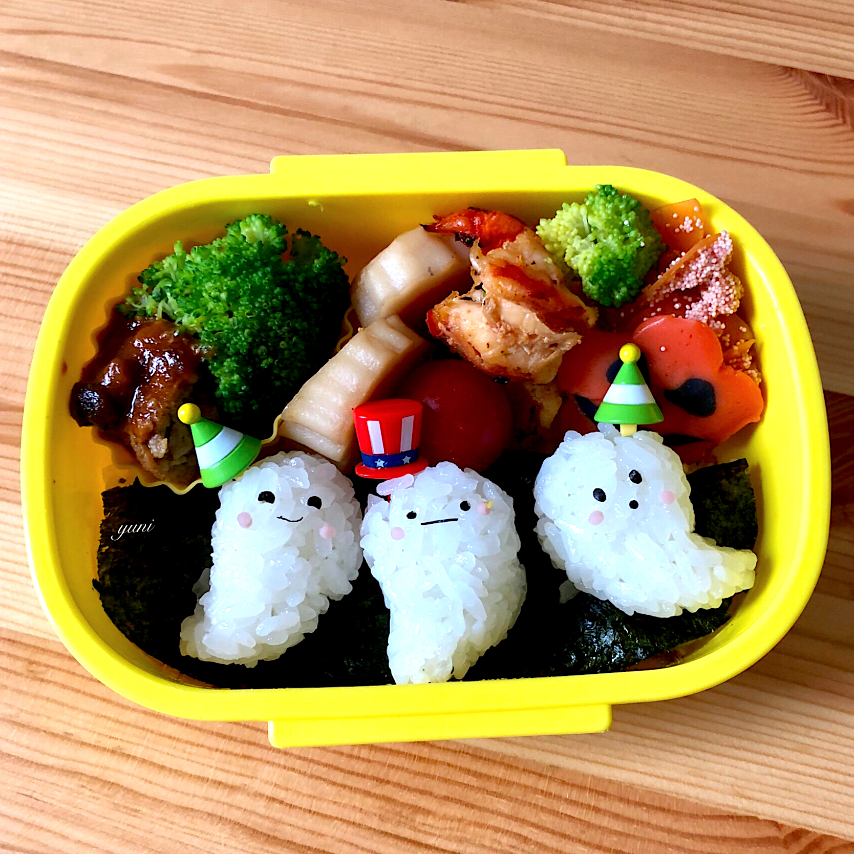 🎃おばけちゃん👻おにぎり弁当