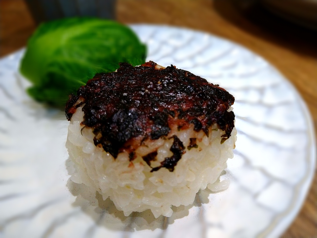 しそ味噌焼きおにぎり