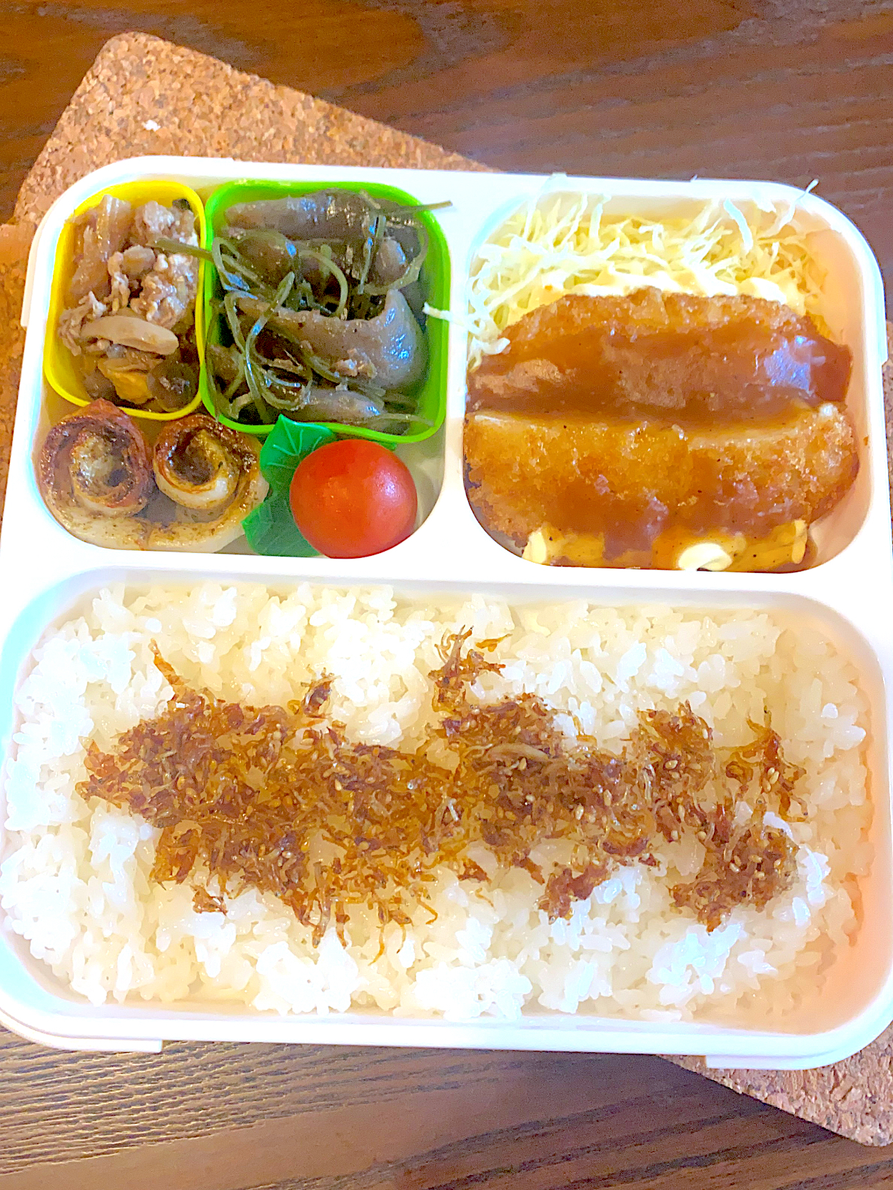 長男くん弁当　NO.9 今日はちょい手抜き弁当😅