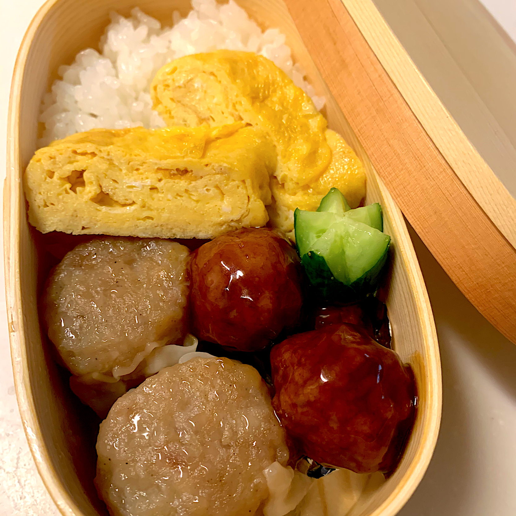 たまには冷食弁当