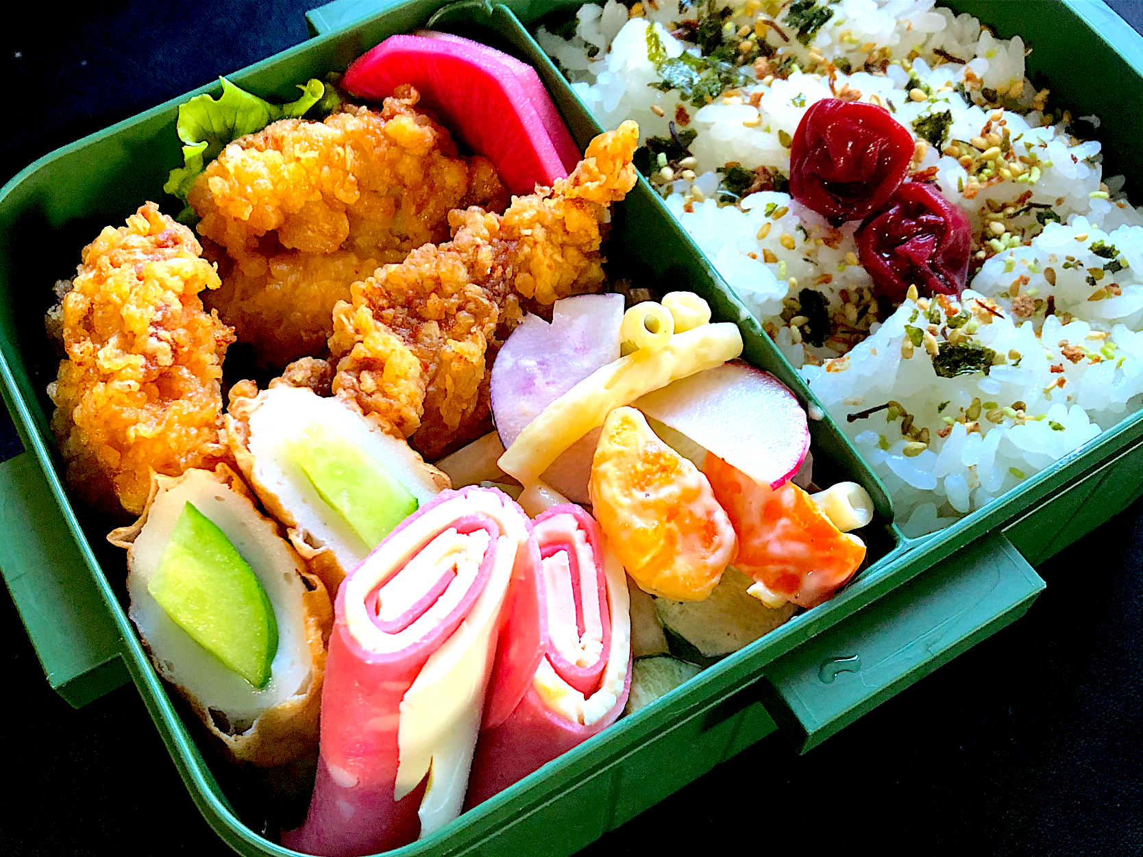 息子弁♪唐揚げ弁当