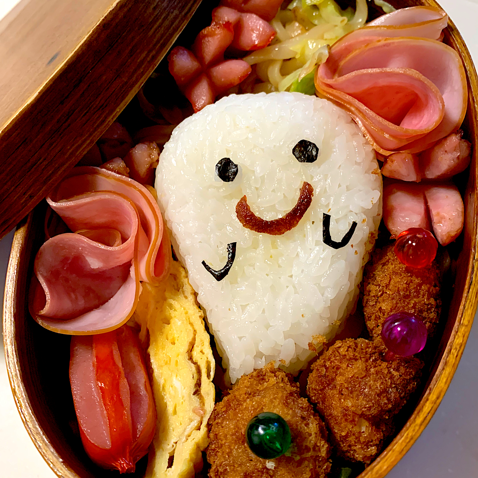 ハロウィンおにぎり弁当