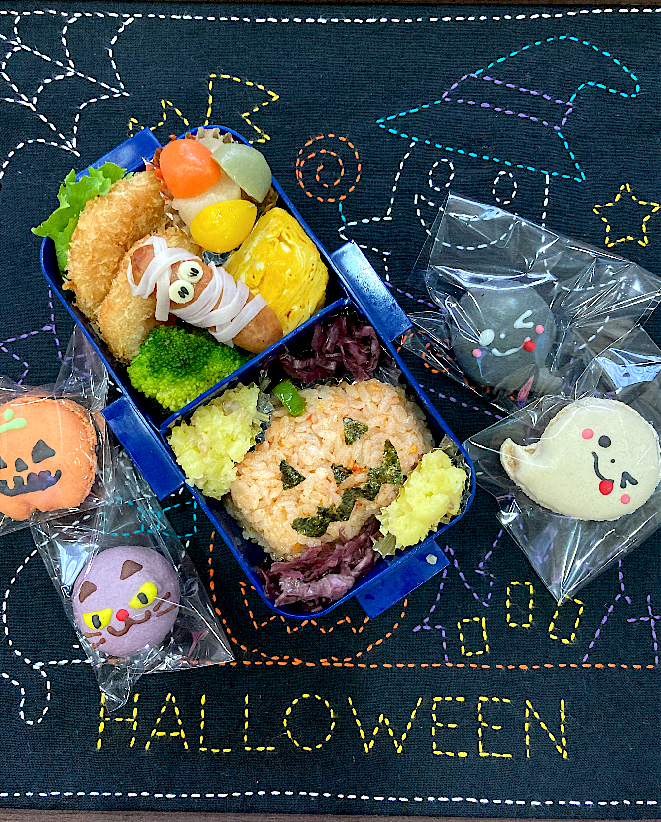 10月30日 ハロウィン🎃弁当👻